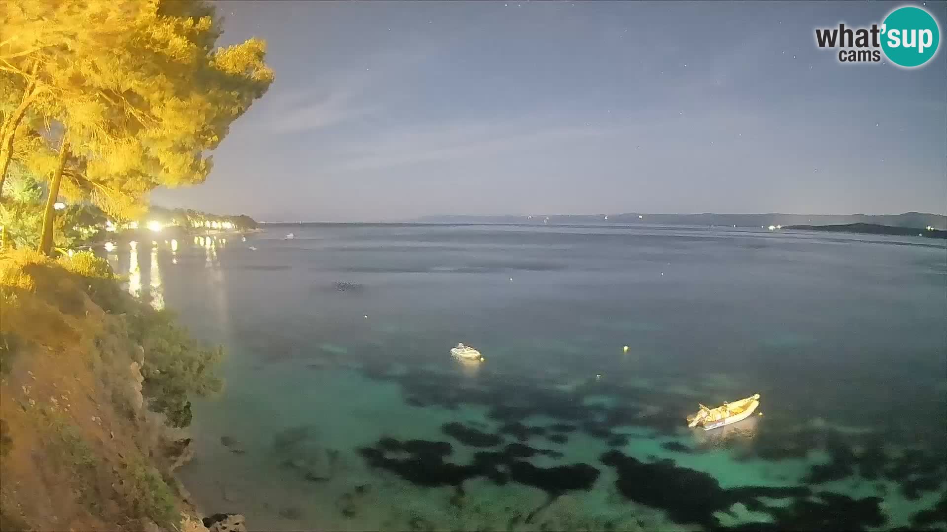 Webcam Playa Potočine Bol – Vista en vivo de Borak Beach, Isla de Brač