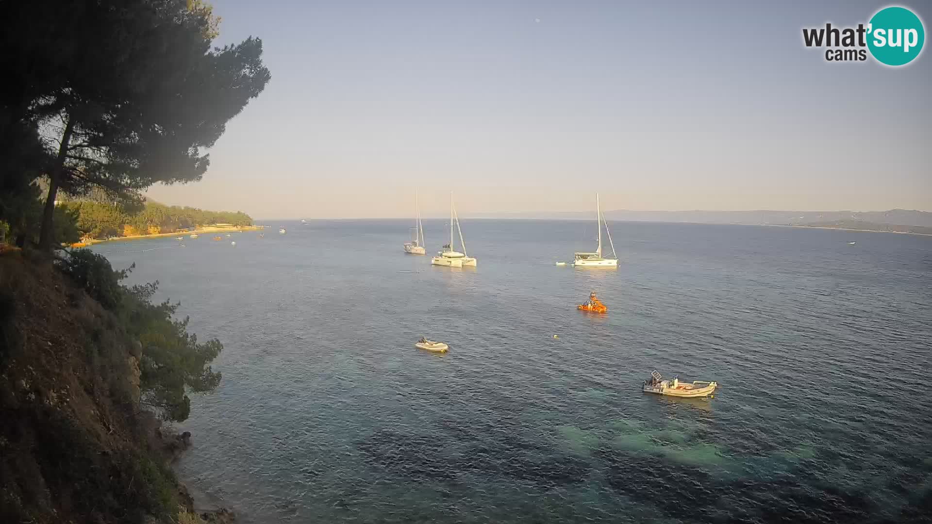 Webcam Strand Potočine Bol – Liveblick auf Borak Beach, Insel Brač
