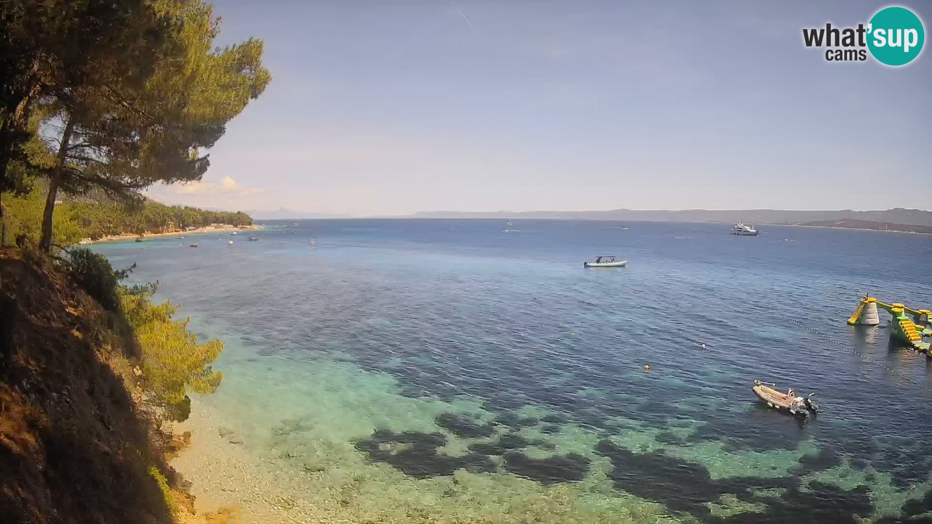 Webcam Strand Potočine Bol – Liveblick auf Borak Beach, Insel Brač