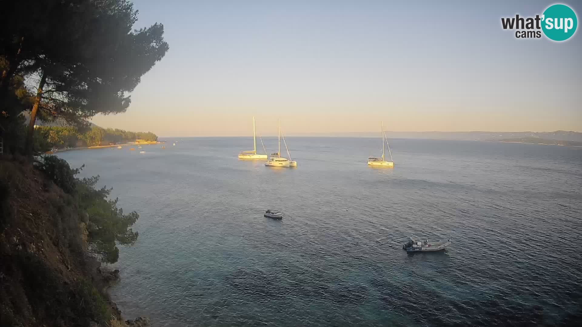 Webcam Strand Potočine Bol – Liveblick auf Borak Beach, Insel Brač