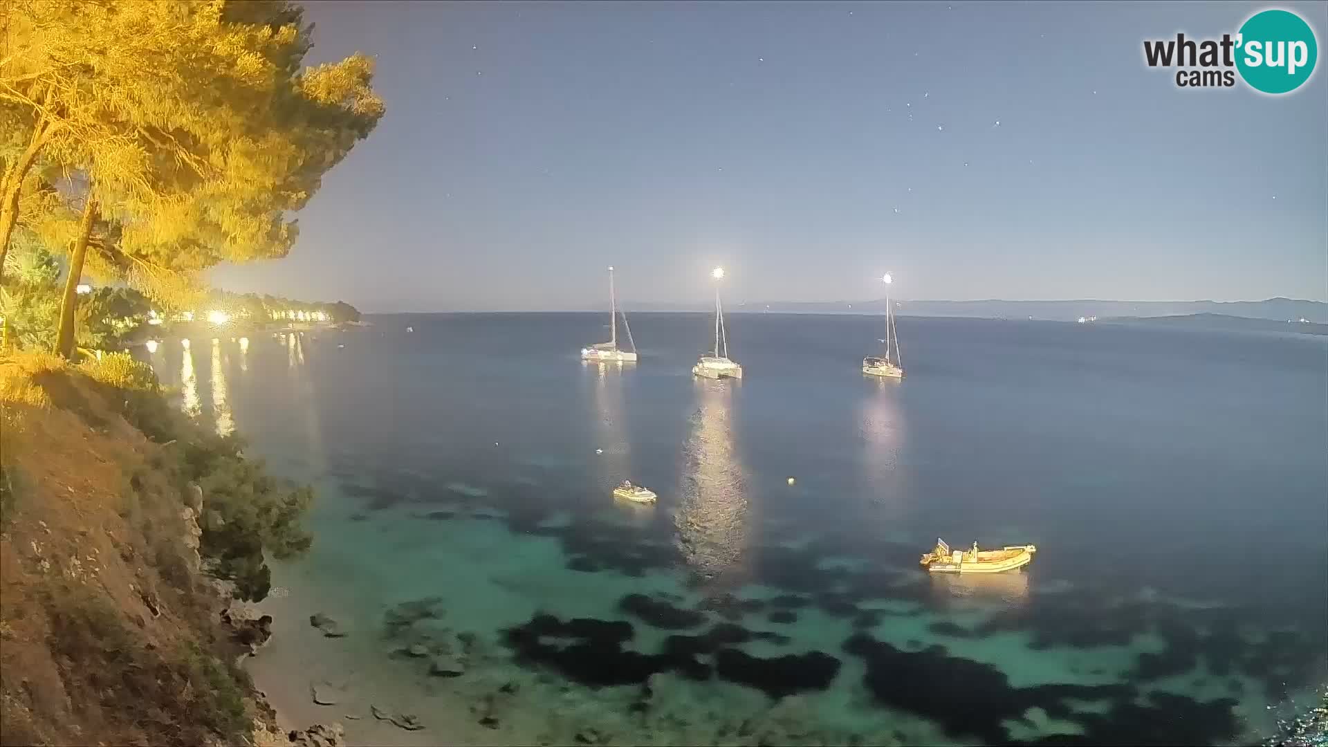 Webcam Potočine Beach Bol – Live View of Borak Beach, Brač Island