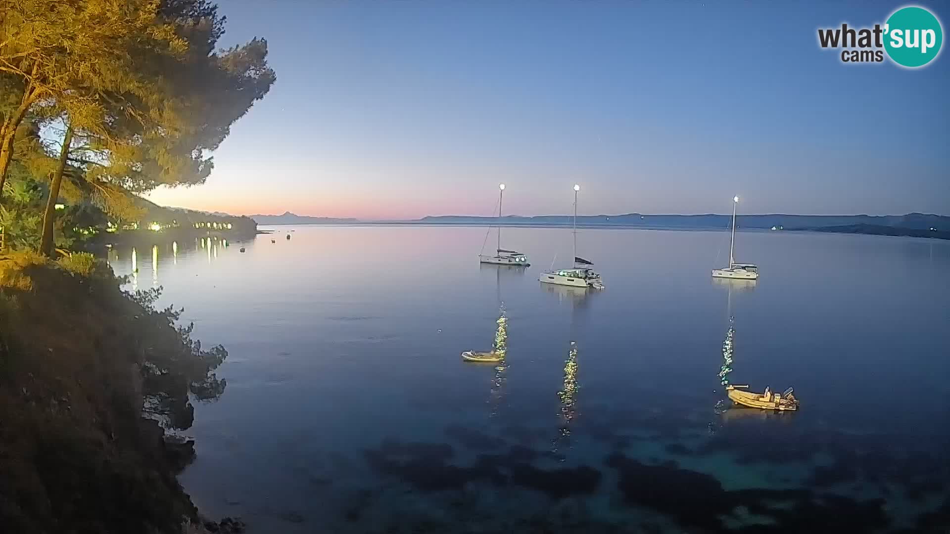 Webcam Potočine Beach Bol – Live View of Borak Beach, Brač Island