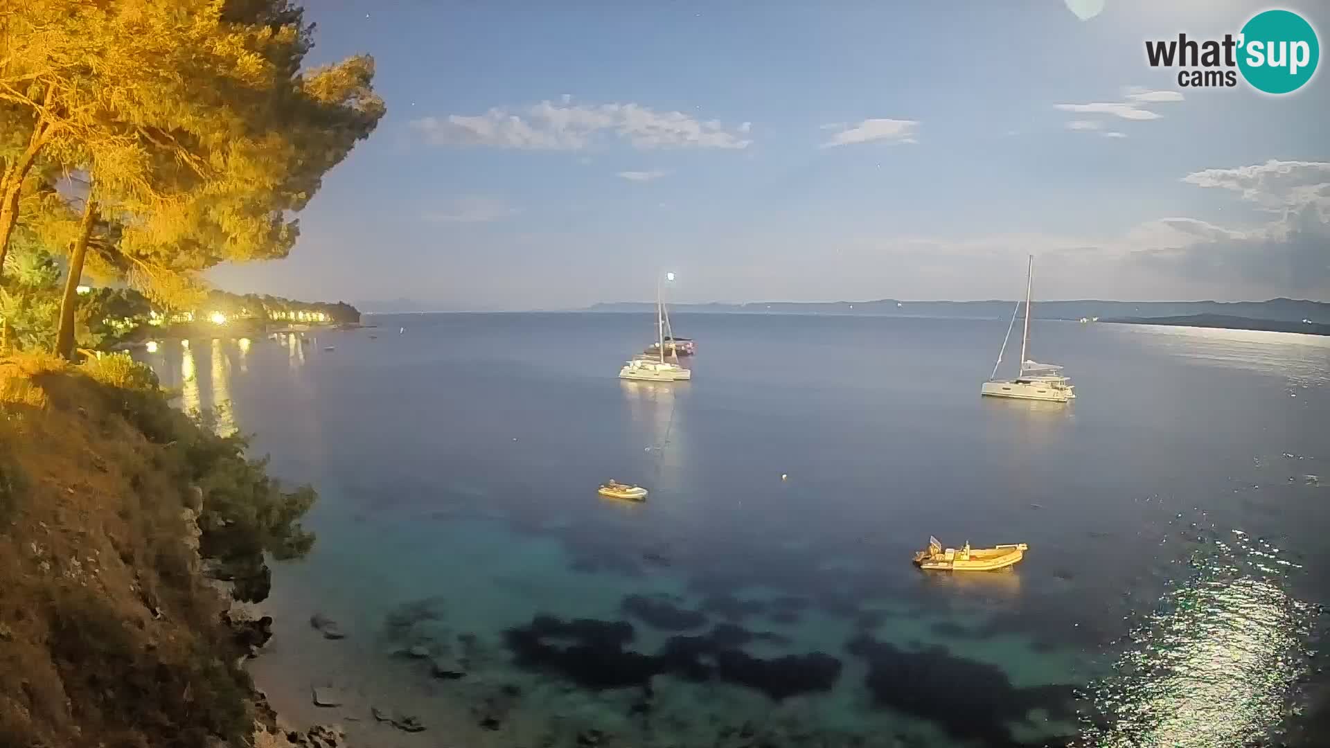 Webcam plage Potočine Bol – Vue en direct sur Borak Beach, île de Brač