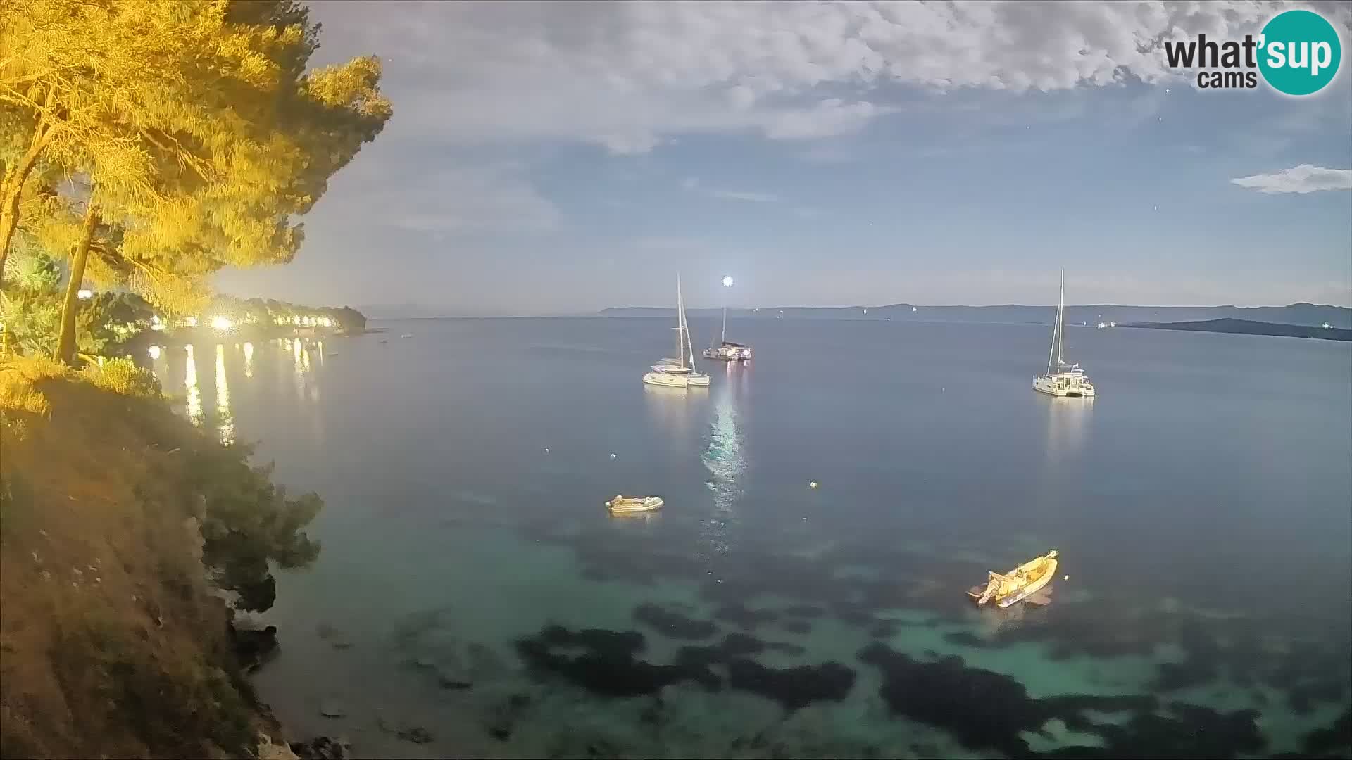Webcam Potočine Beach Bol – Live View of Borak Beach, Brač Island