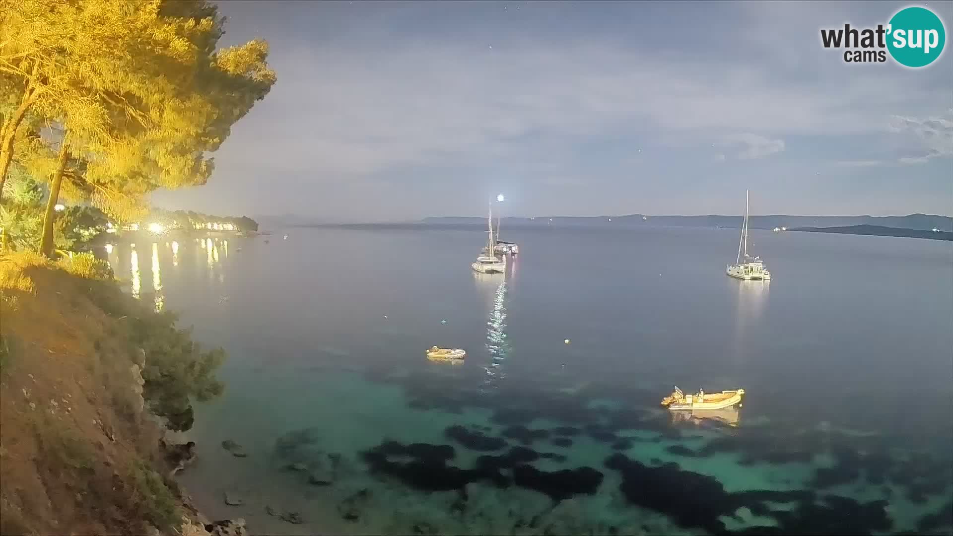 Webcam plage Potočine Bol – Vue en direct sur Borak Beach, île de Brač