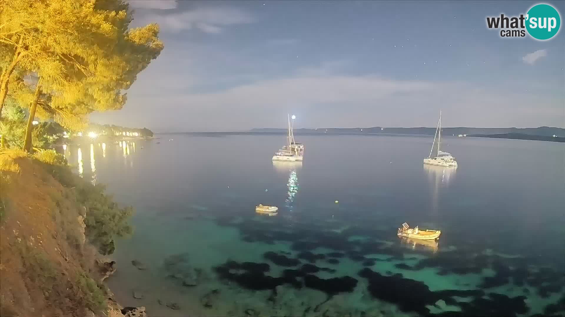 Webcam Potočine Beach Bol – Live View of Borak Beach, Brač Island
