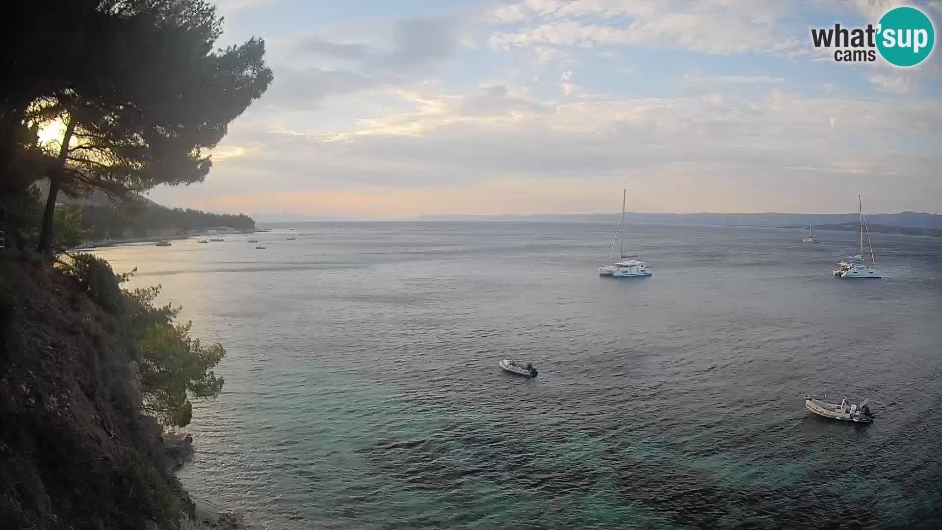 Webcam Playa Potočine Bol – Vista en vivo de Borak Beach, Isla de Brač