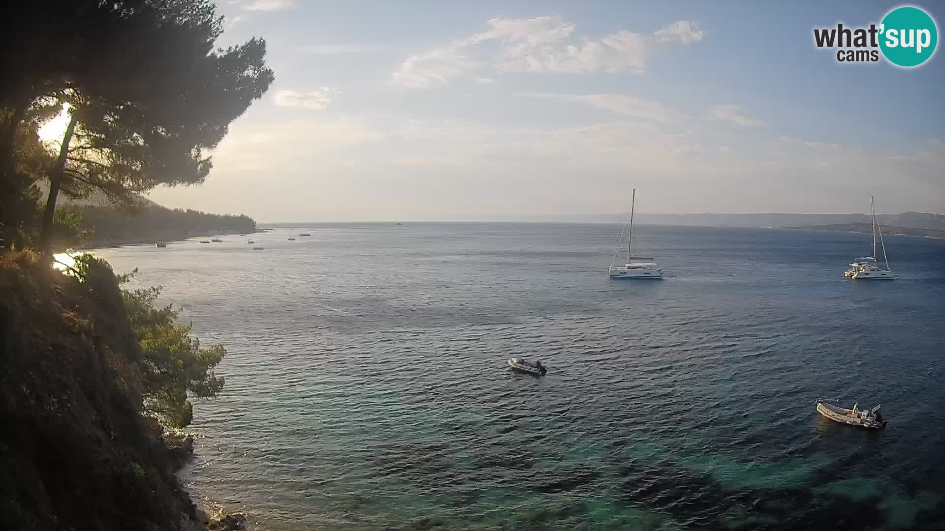 Webcam plage Potočine Bol – Vue en direct sur Borak Beach, île de Brač