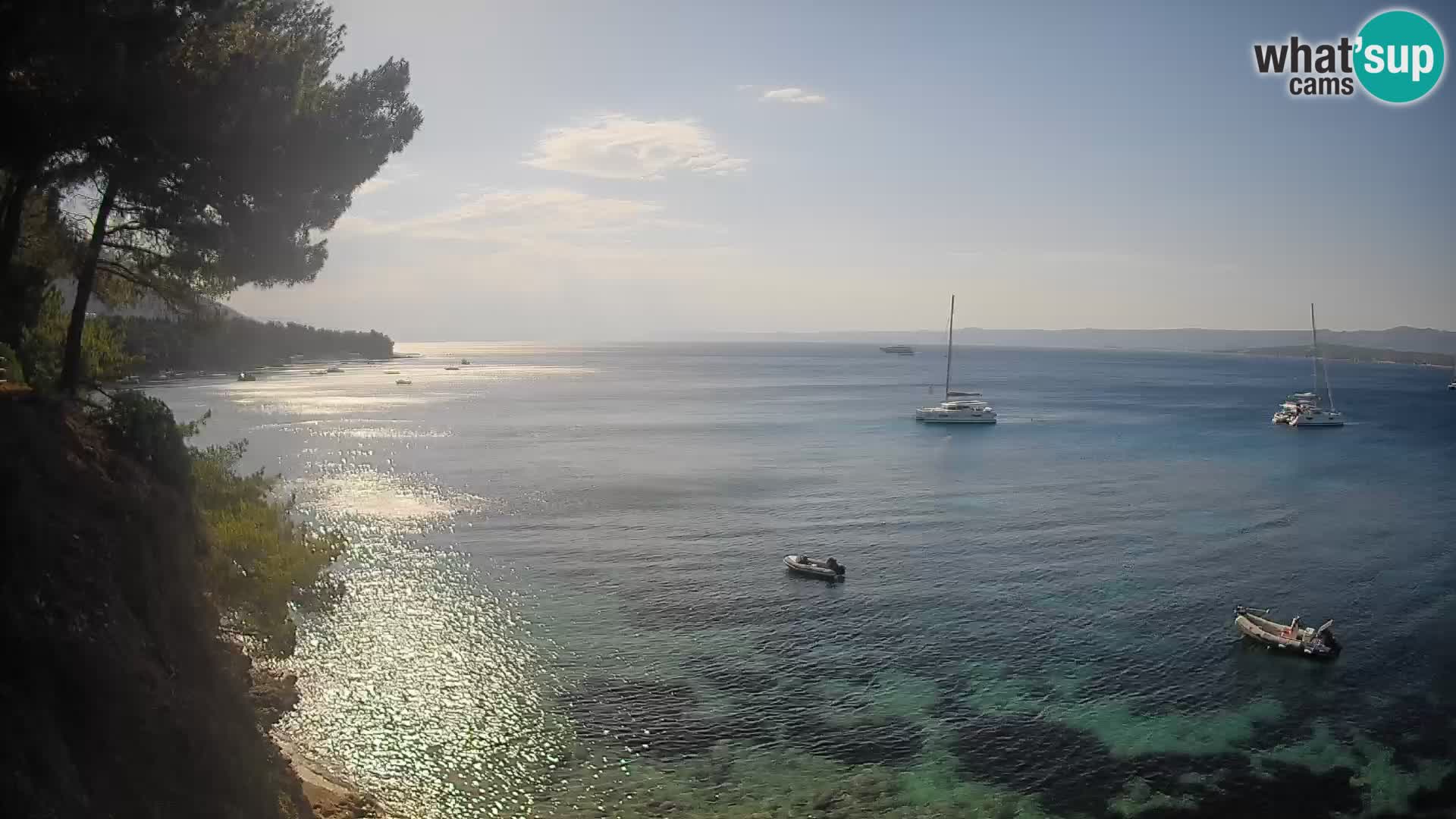 Webcam Potočine Beach Bol – Live View of Borak Beach, Brač Island