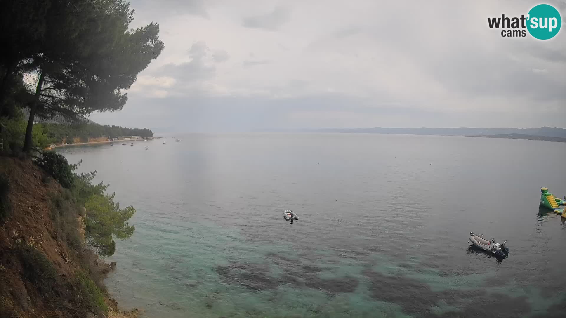Web kamera Potočine Bol – Pogled uživo na plažu Borak, otok Brač