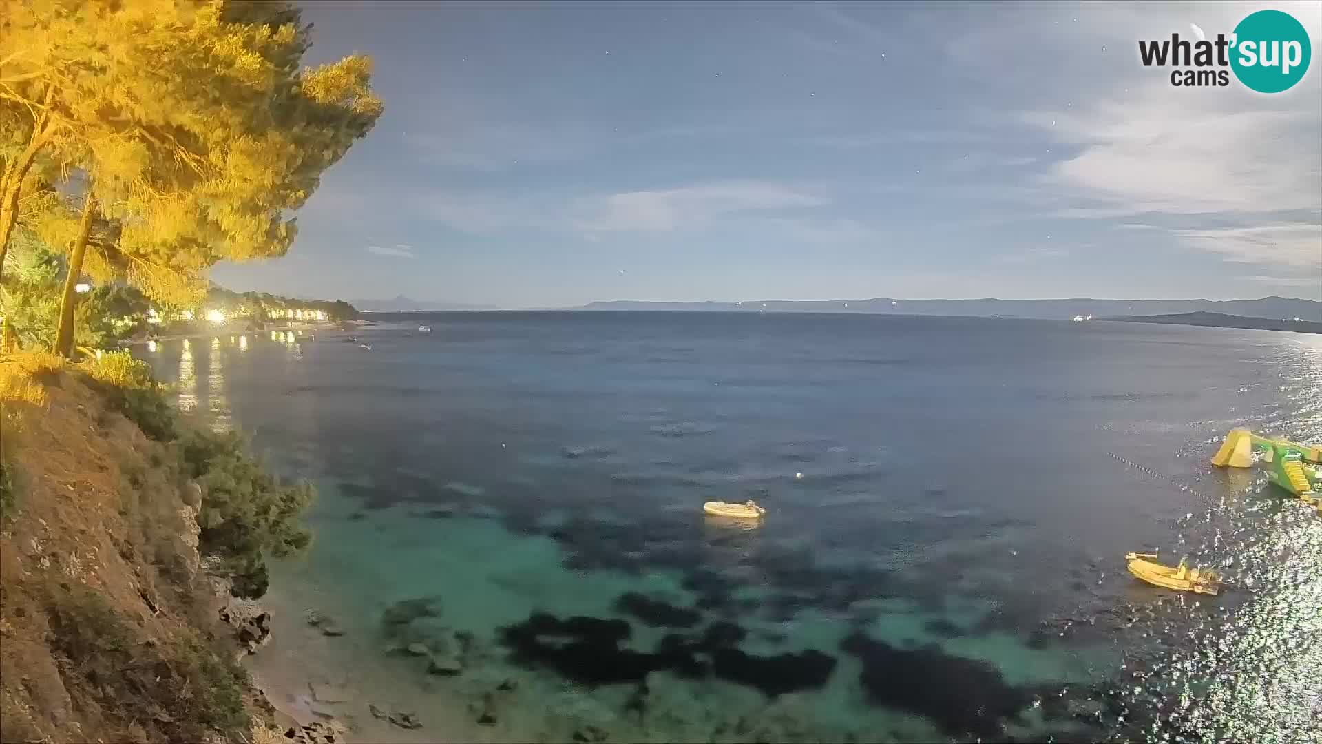 Webcam Potočine Beach Bol – Live View of Borak Beach, Brač Island