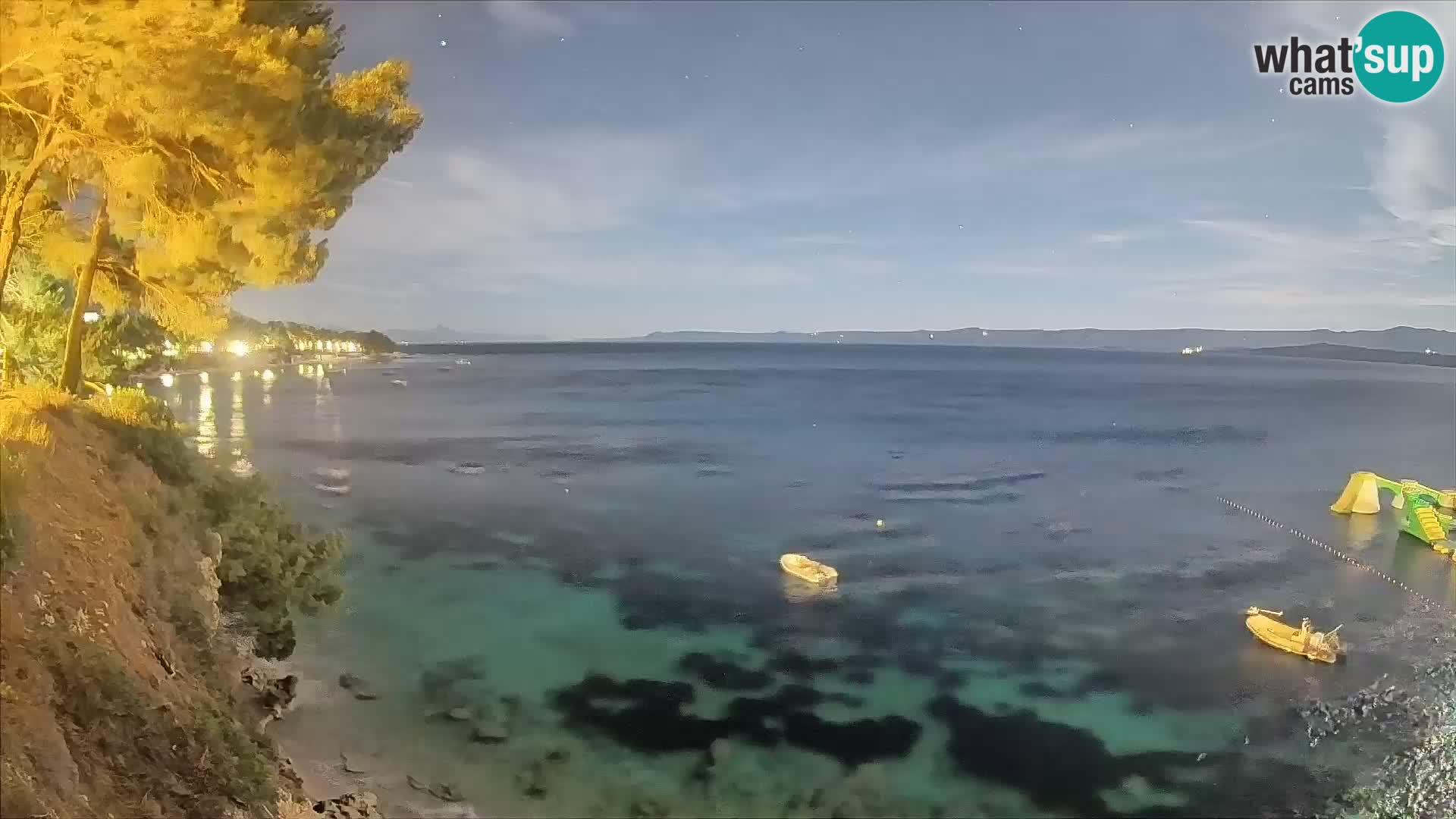 Web kamera Potočine Bol – Pogled uživo na plažu Borak, otok Brač
