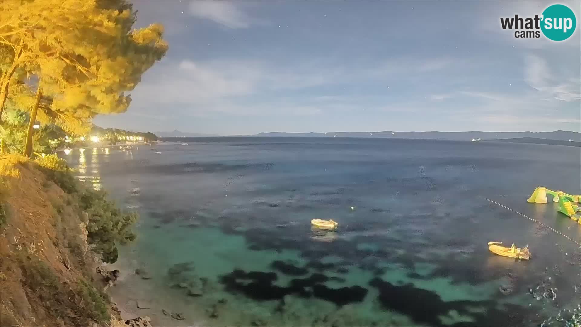 Web kamera Potočine Bol – Pogled uživo na plažu Borak, otok Brač