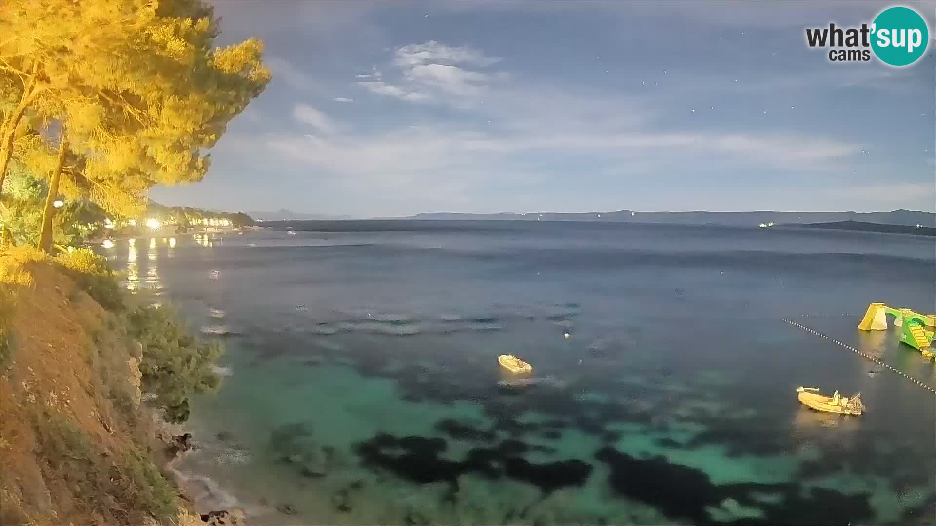 Web kamera Potočine Bol – Pogled uživo na plažu Borak, otok Brač