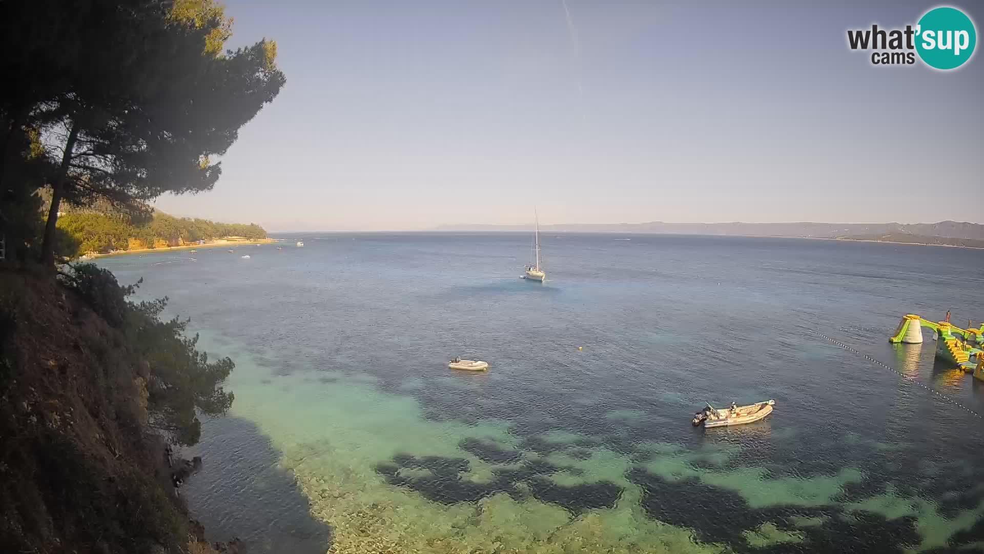 Webcam Strand Potočine Bol – Liveblick auf Borak Beach, Insel Brač