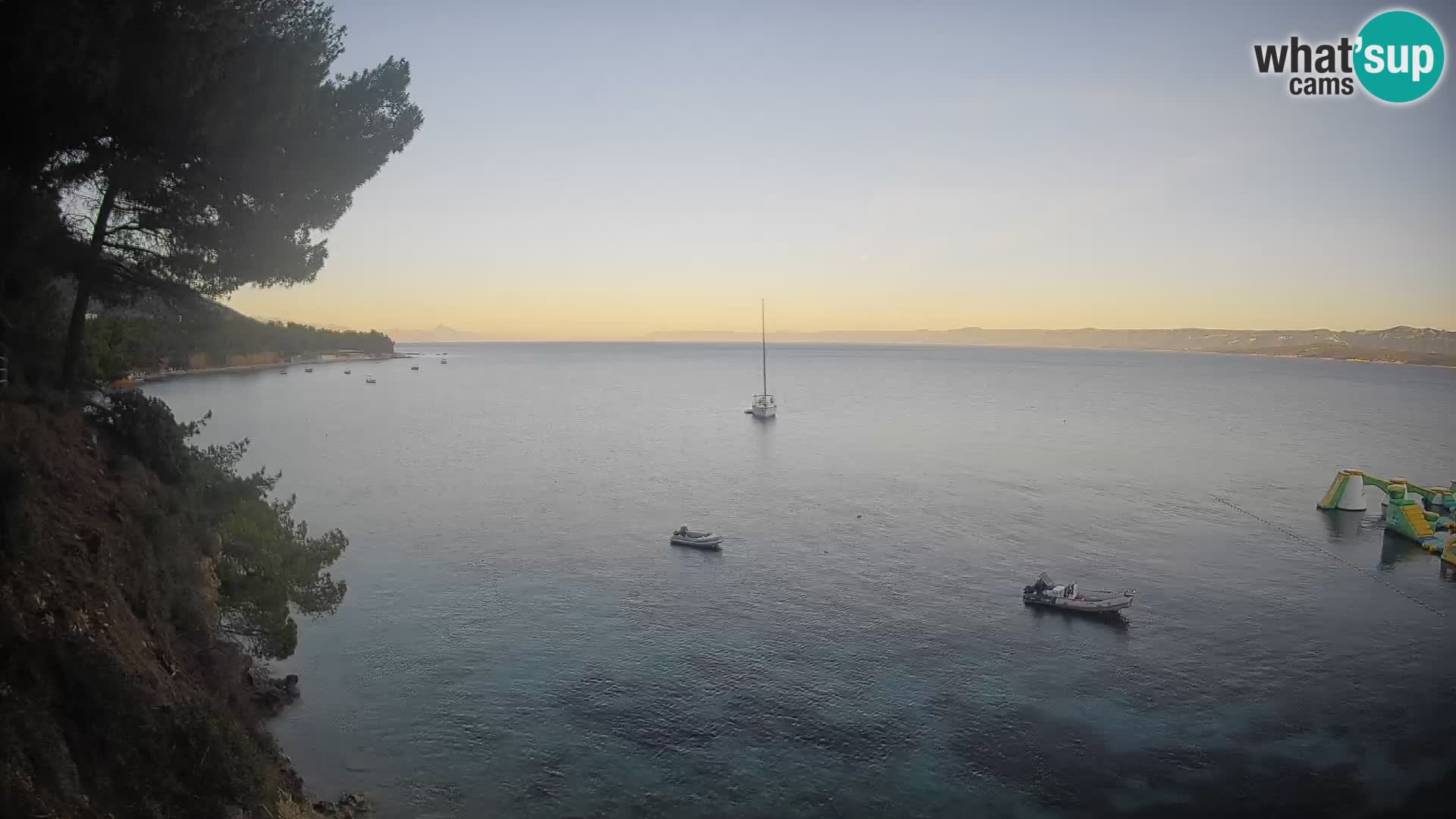 Webcam Strand Potočine Bol – Liveblick auf Borak Beach, Insel Brač