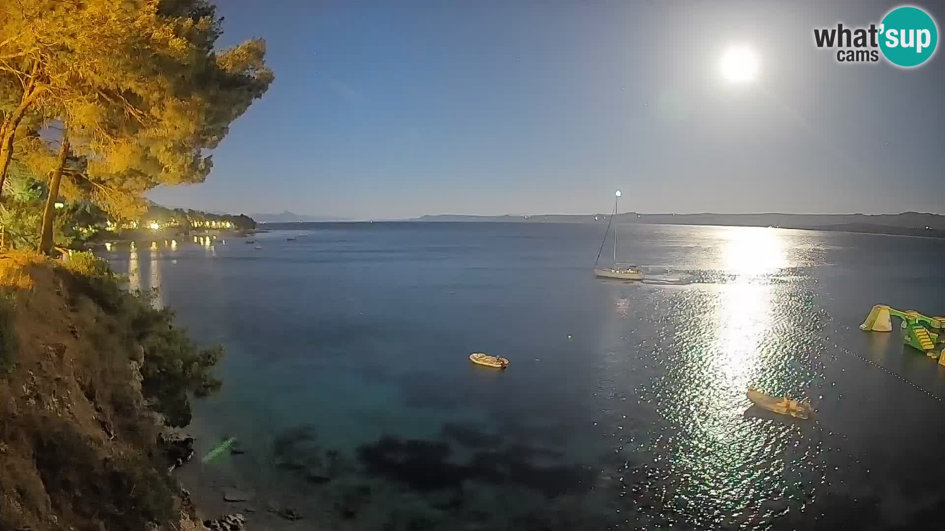 Webcam Strand Potočine Bol – Liveblick auf Borak Beach, Insel Brač