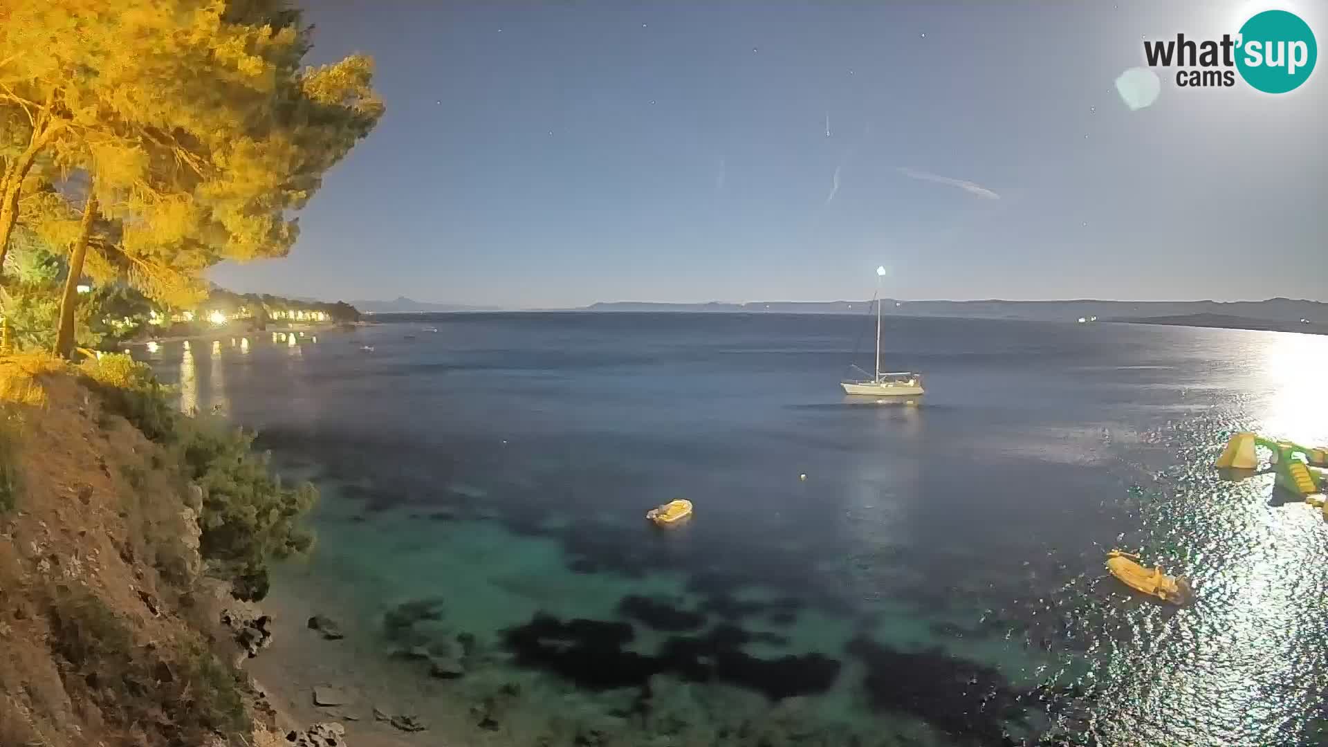 Webcam plage Potočine Bol – Vue en direct sur Borak Beach, île de Brač