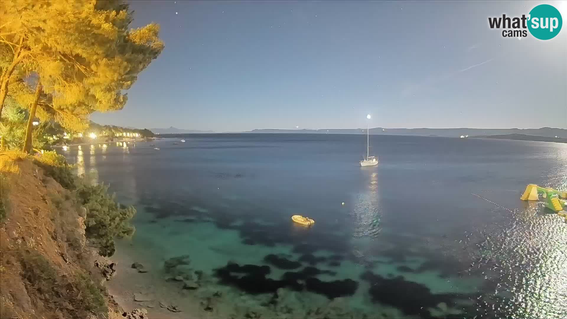 Webcam Strand Potočine Bol – Liveblick auf Borak Beach, Insel Brač