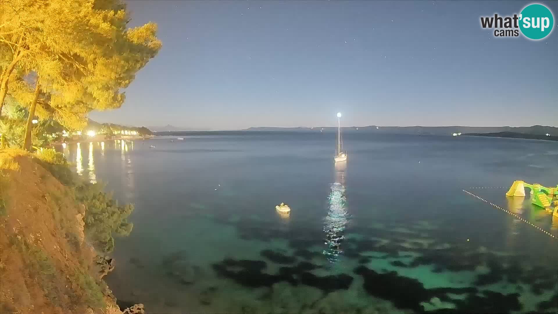 Webcam Potočine Beach Bol – Live View of Borak Beach, Brač Island