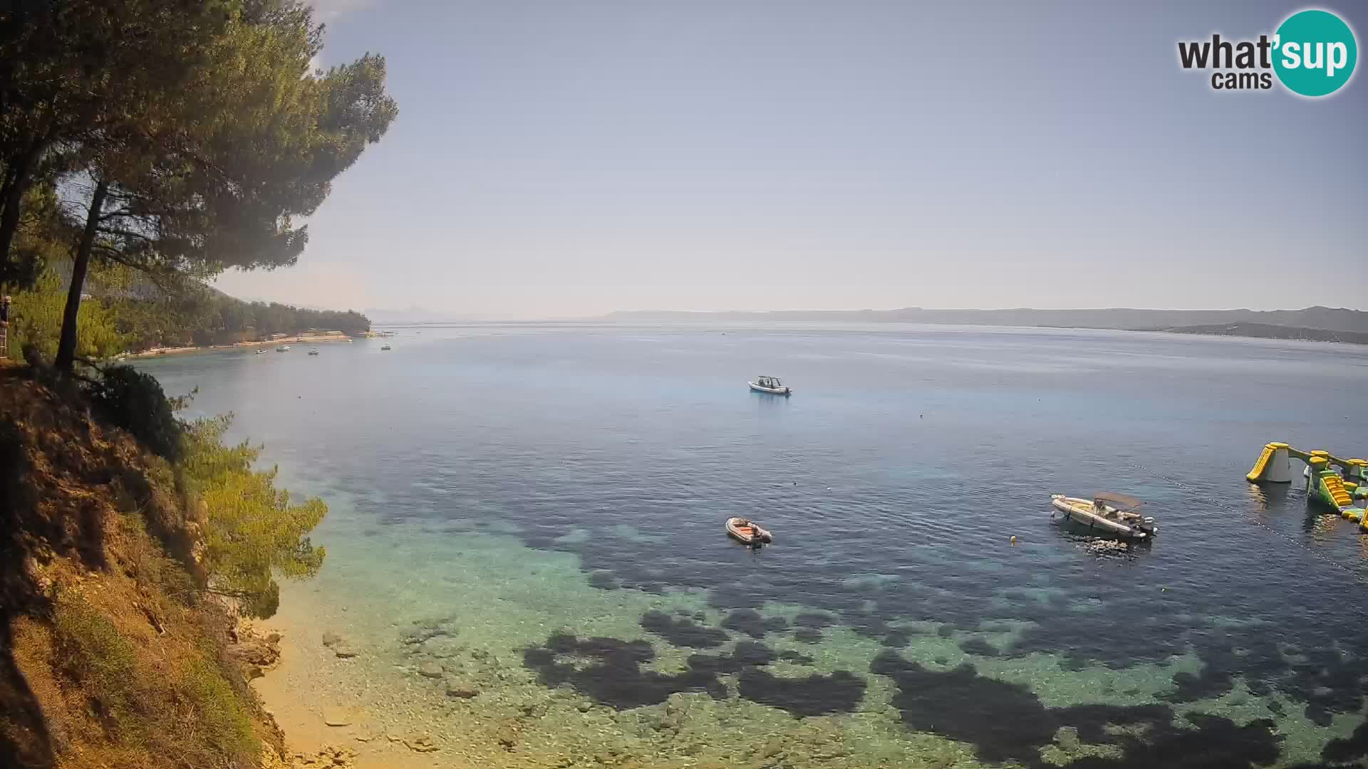 Webcam plage Potočine Bol – Vue en direct sur Borak Beach, île de Brač