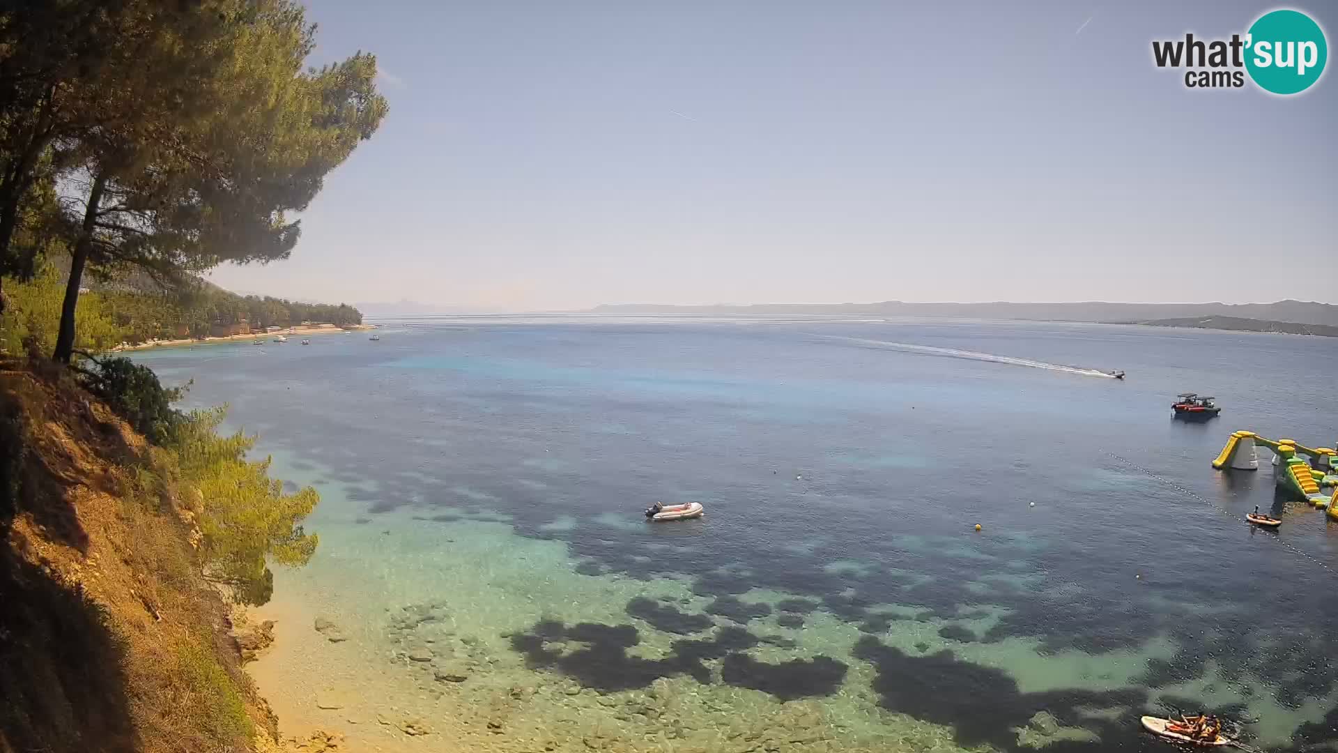 Webcam plage Potočine Bol – Vue en direct sur Borak Beach, île de Brač