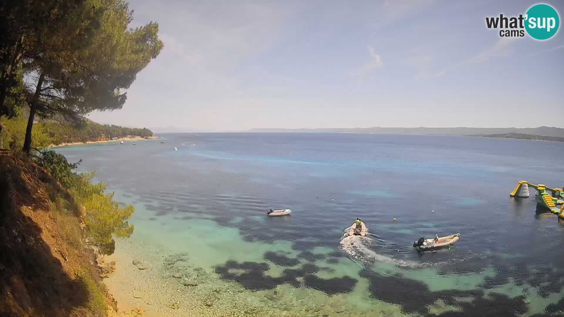 Webcam Strand Potočine Bol – Liveblick auf Borak Beach, Insel Brač