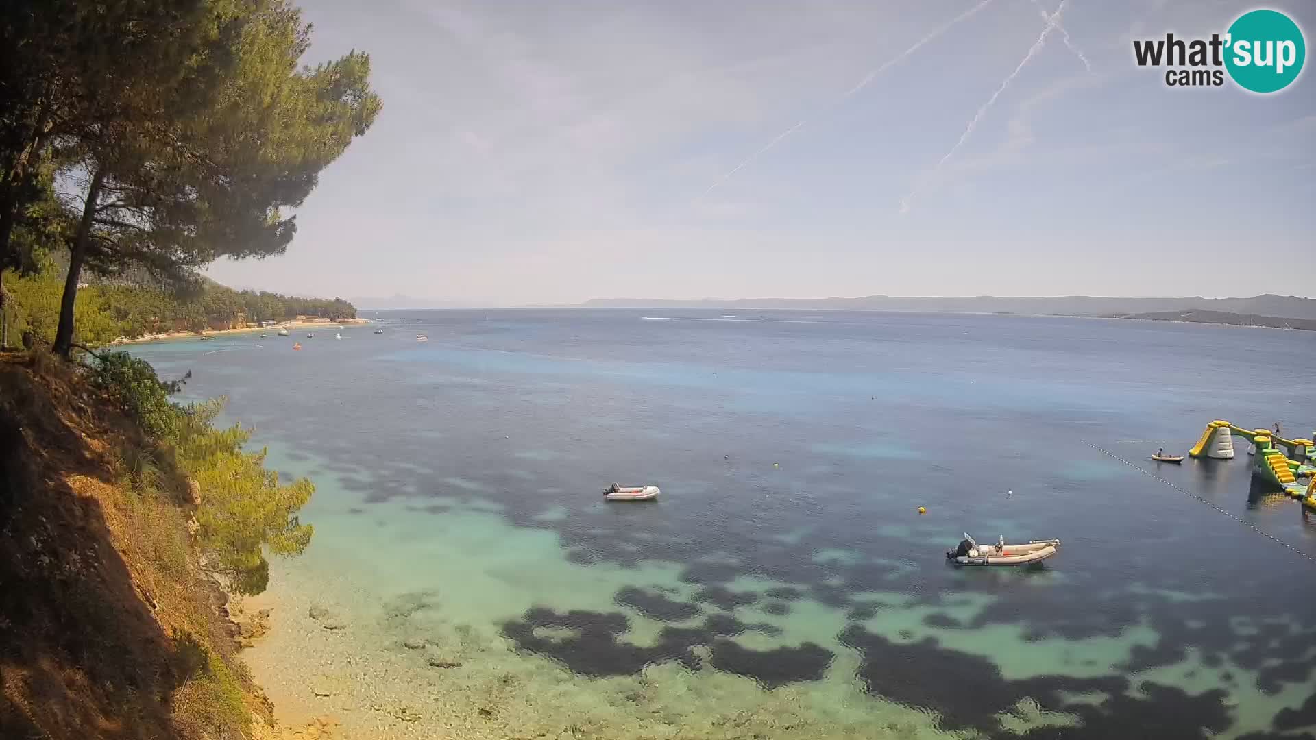 Webcam plage Potočine Bol – Vue en direct sur Borak Beach, île de Brač