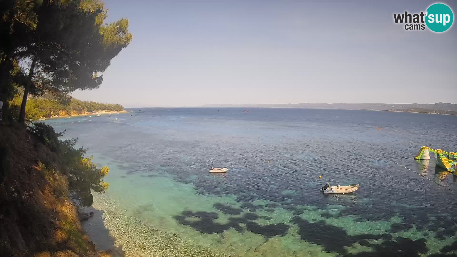 Webcam Potočine Beach Bol – Live View of Borak Beach, Brač Island