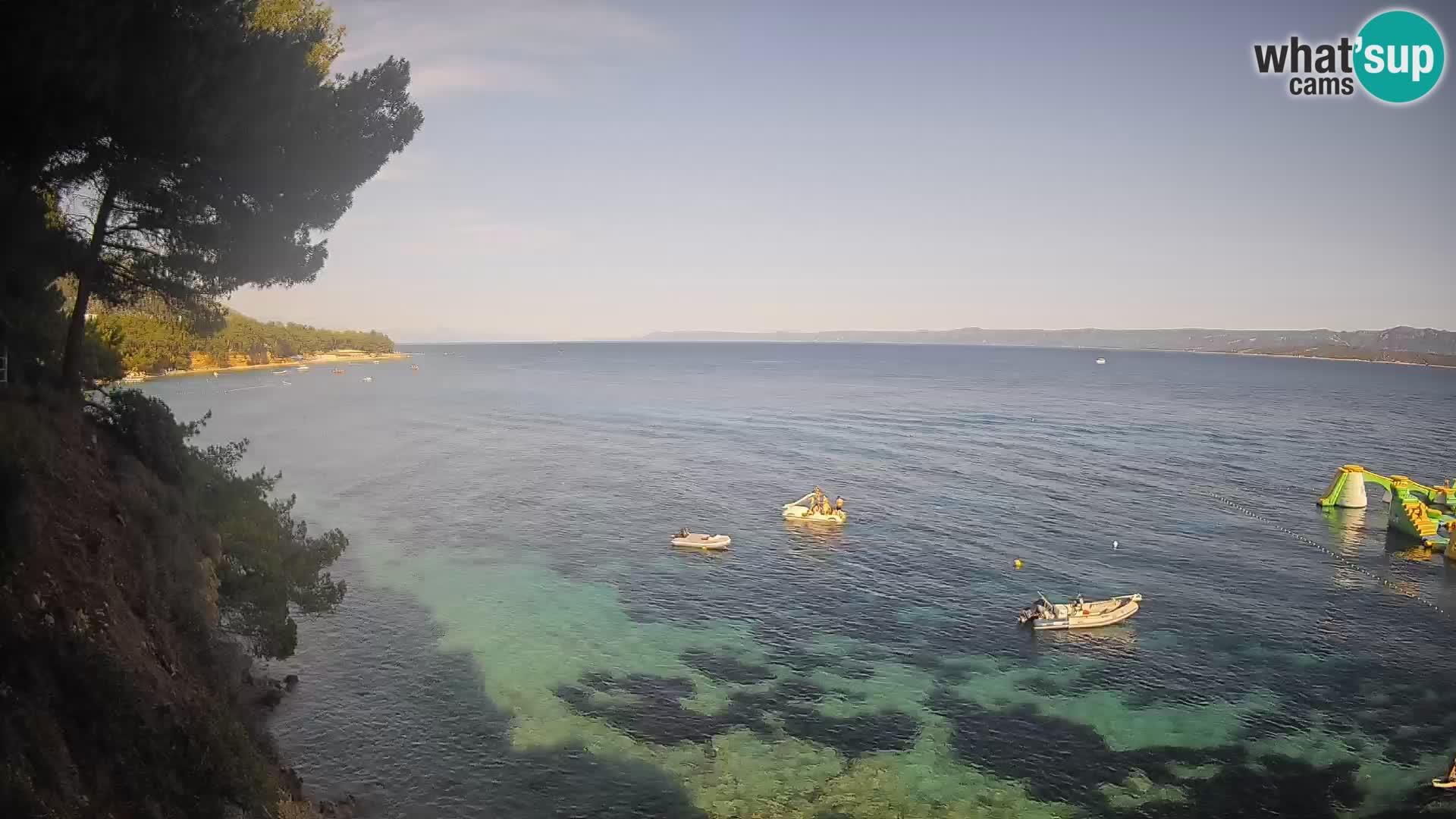 Webcam Playa Potočine Bol – Vista en vivo de Borak Beach, Isla de Brač