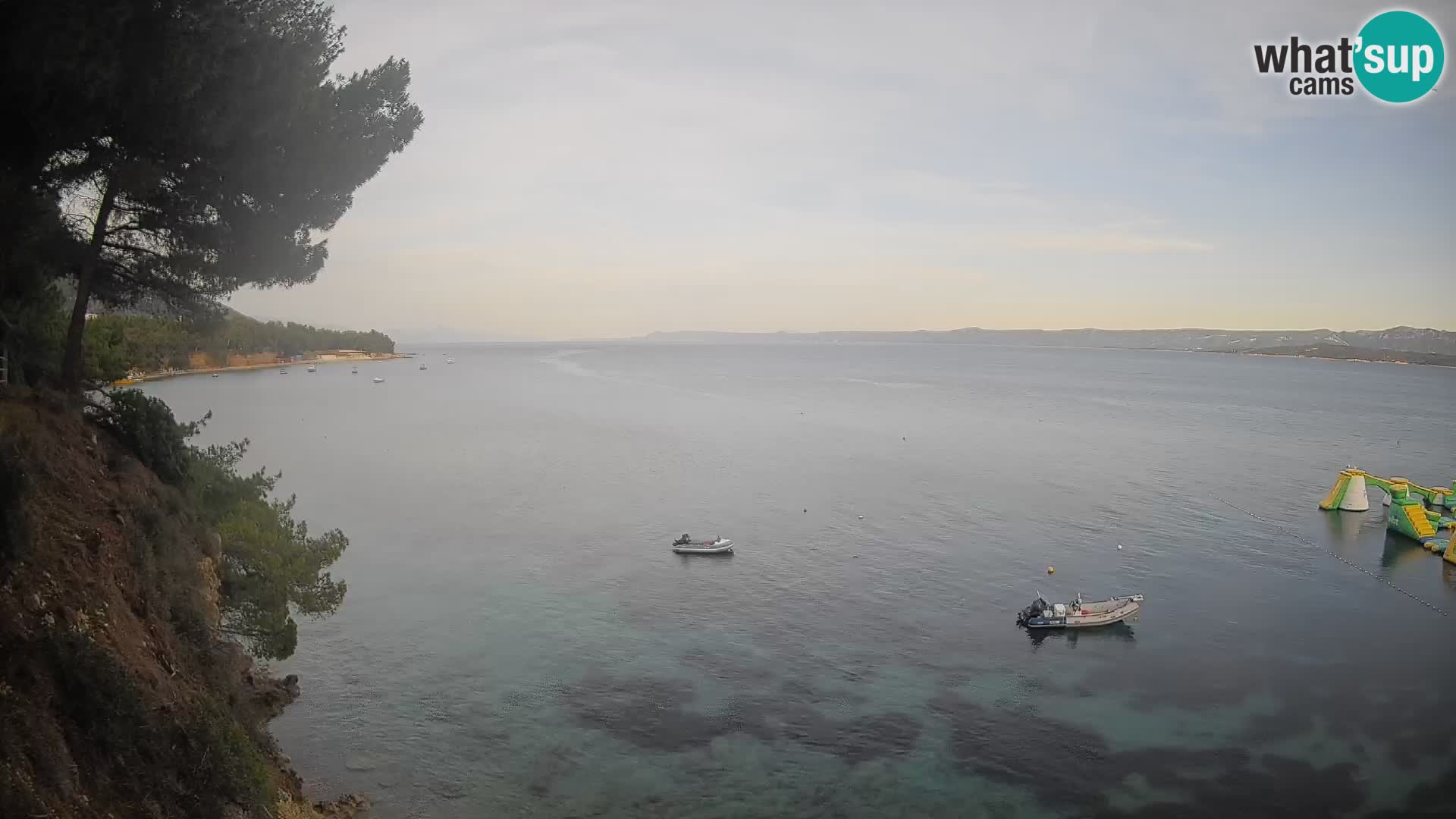 Webcam Playa Potočine Bol – Vista en vivo de Borak Beach, Isla de Brač