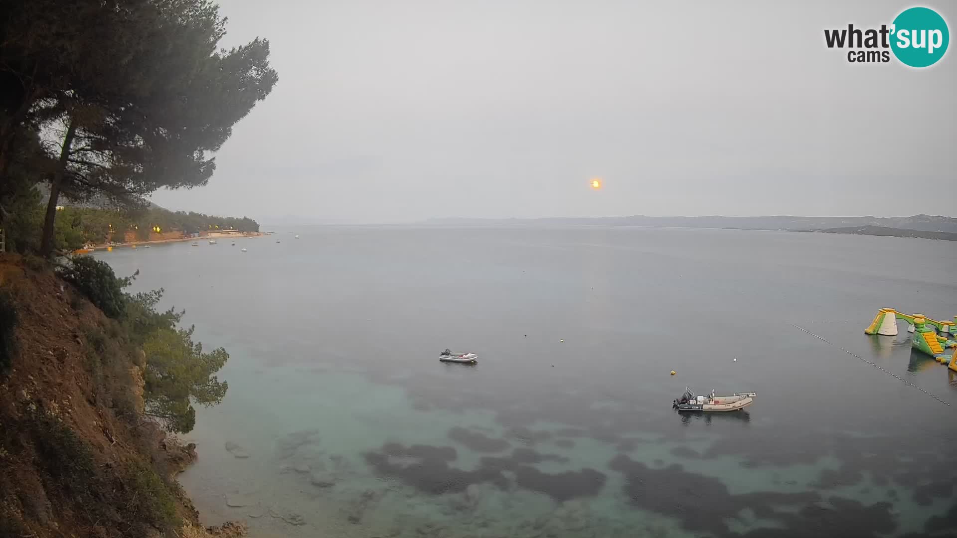 Webcam Potočine Beach Bol – Live View of Borak Beach, Brač Island