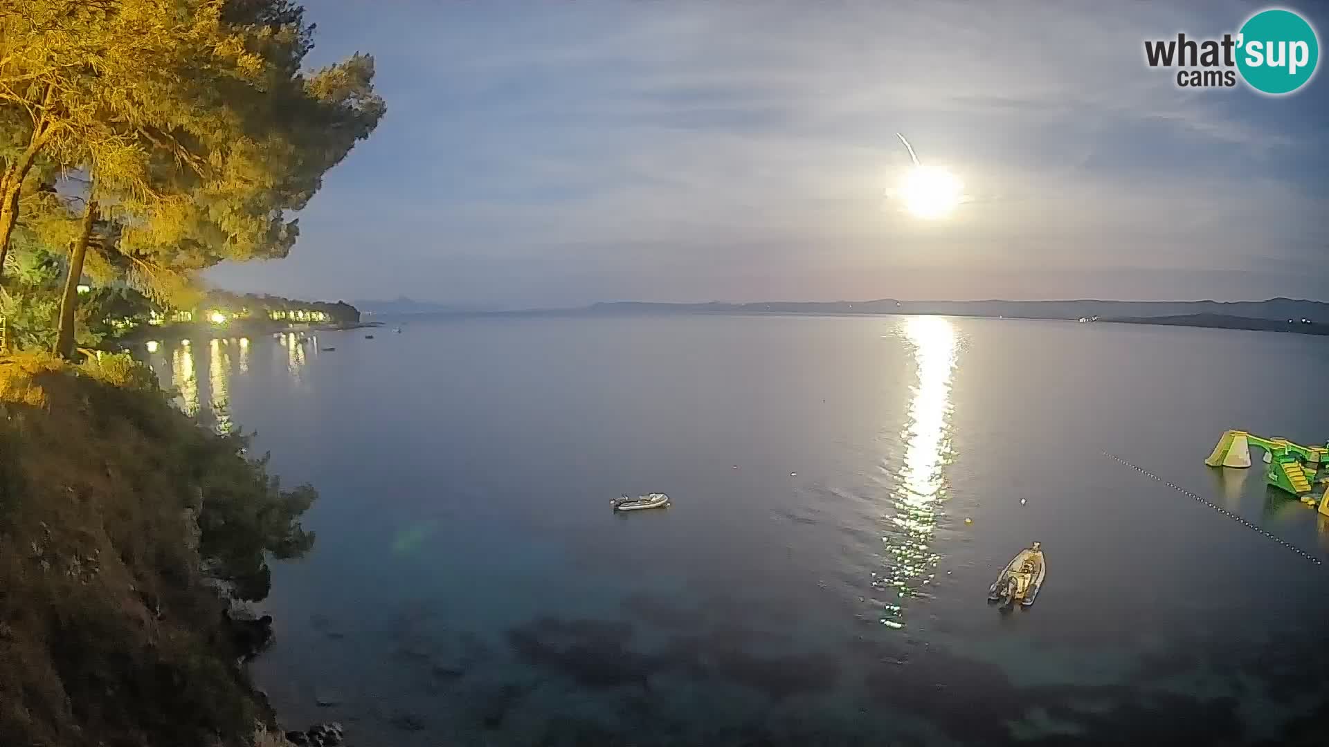 Webcam plage Potočine Bol – Vue en direct sur Borak Beach, île de Brač