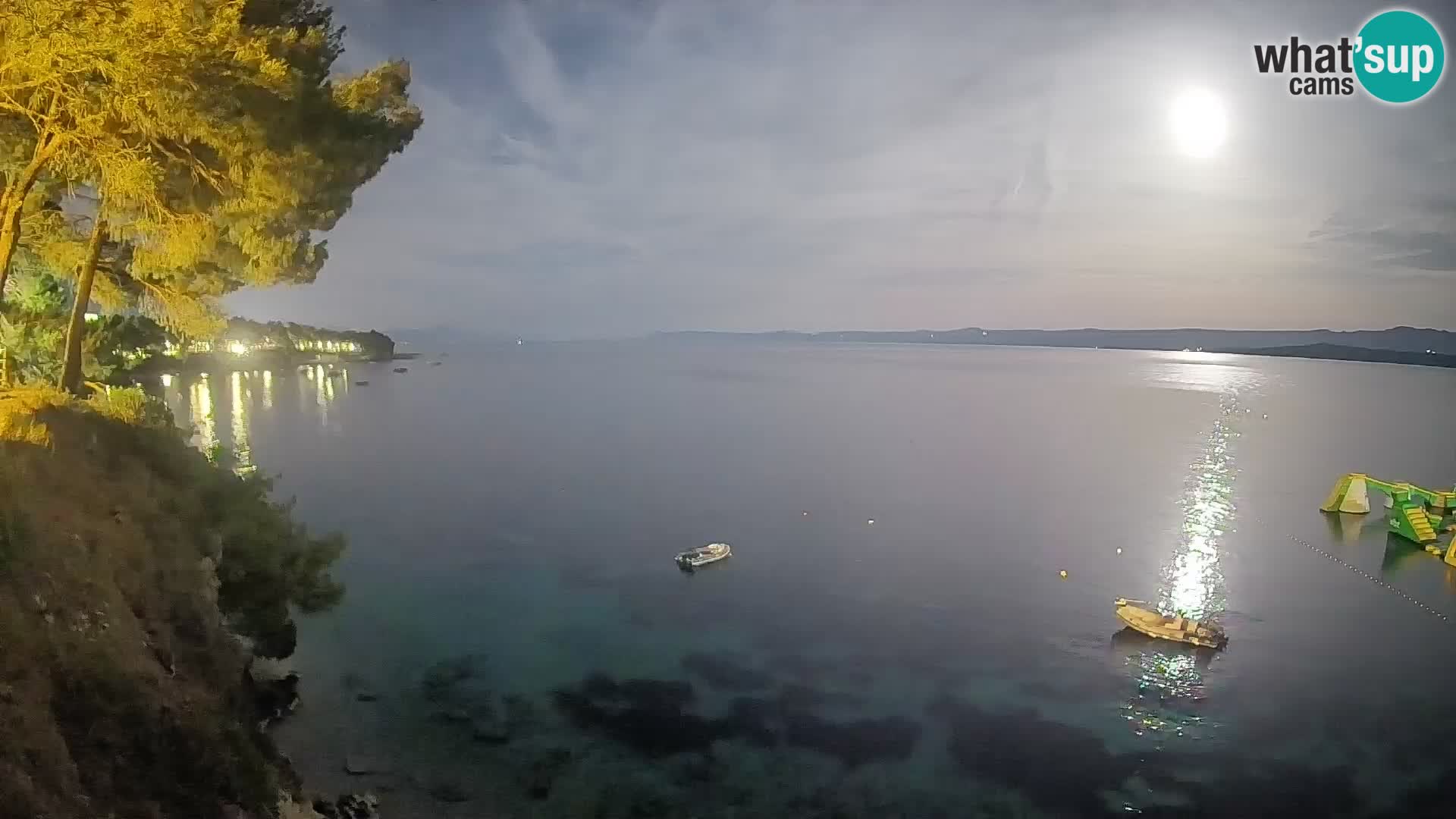 Webcam plage Potočine Bol – Vue en direct sur Borak Beach, île de Brač