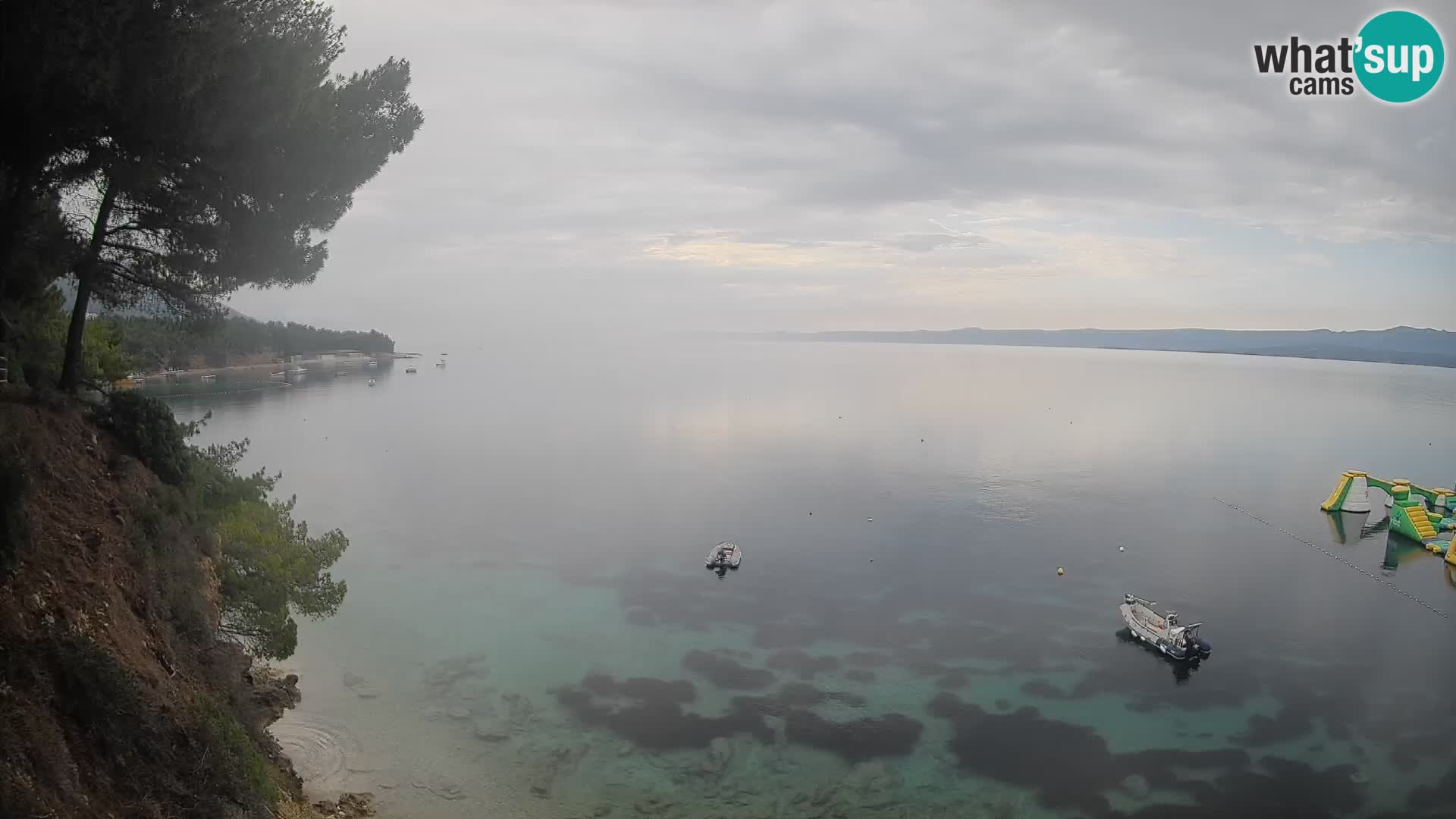 Web kamera Potočine Bol – Pogled uživo na plažu Borak, otok Brač