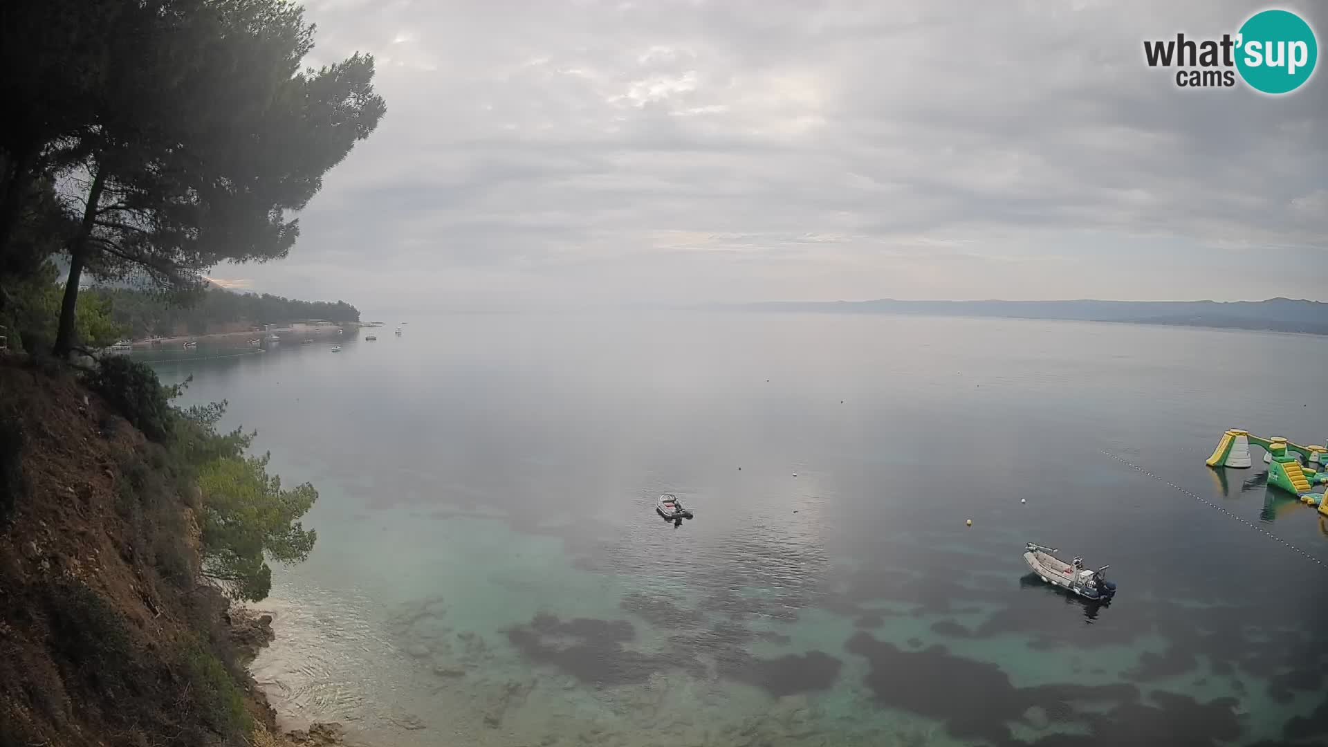 Web kamera Potočine Bol – Pogled uživo na plažu Borak, otok Brač