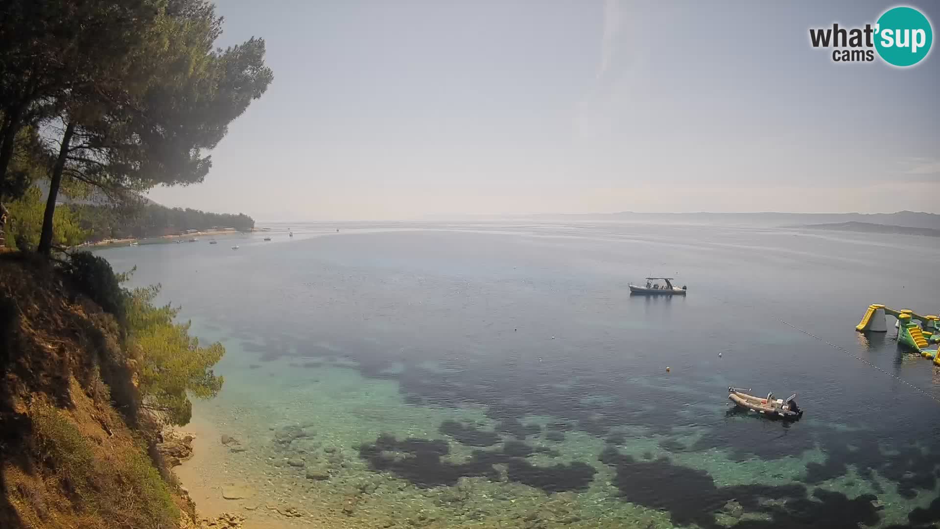 Webcam Potočine Beach Bol – Live View of Borak Beach, Brač Island