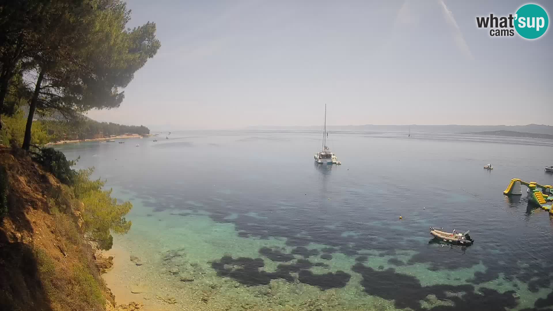 Webcam plage Potočine Bol – Vue en direct sur Borak Beach, île de Brač
