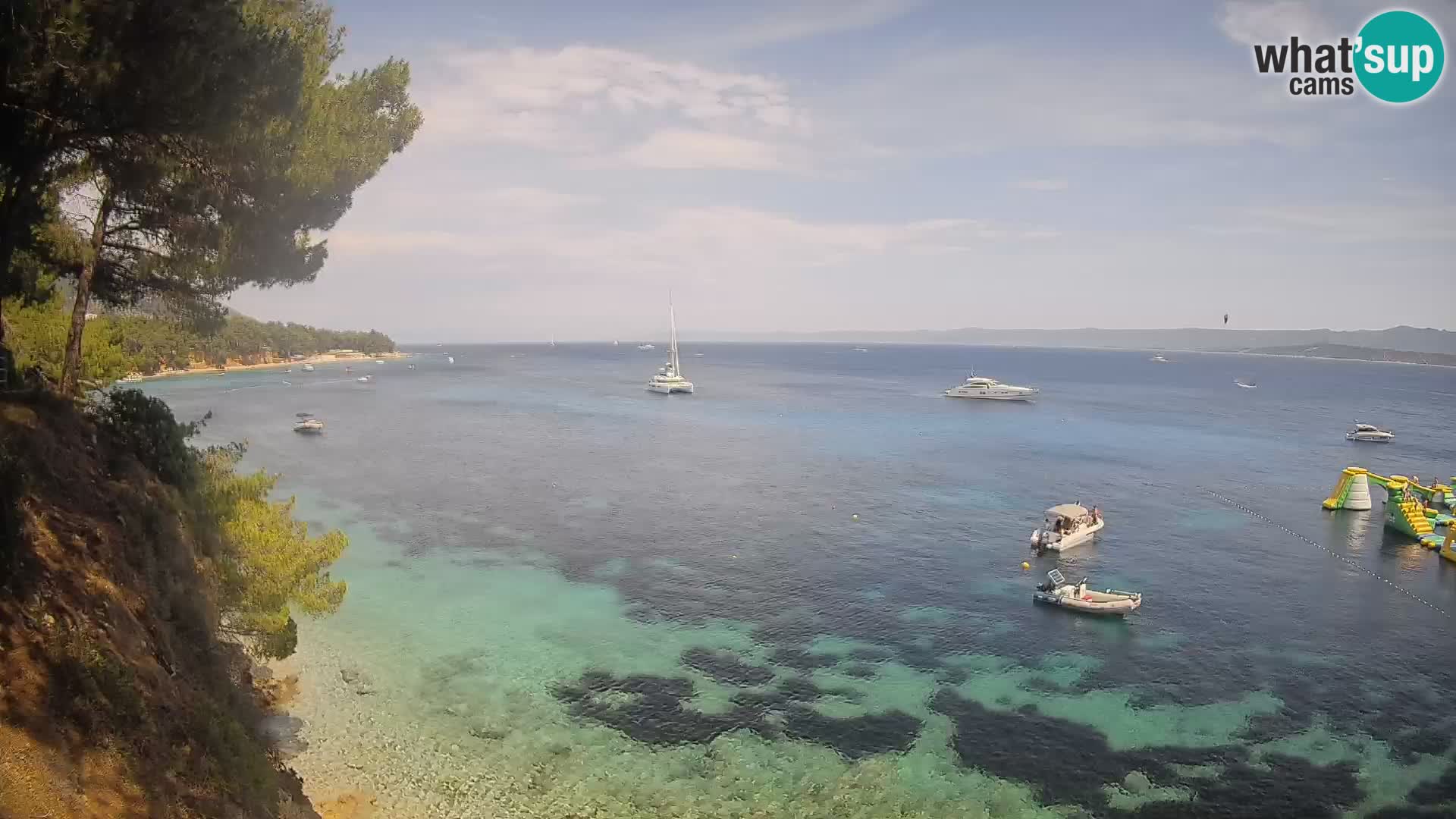 Webcam Potočine Beach Bol – Live View of Borak Beach, Brač Island