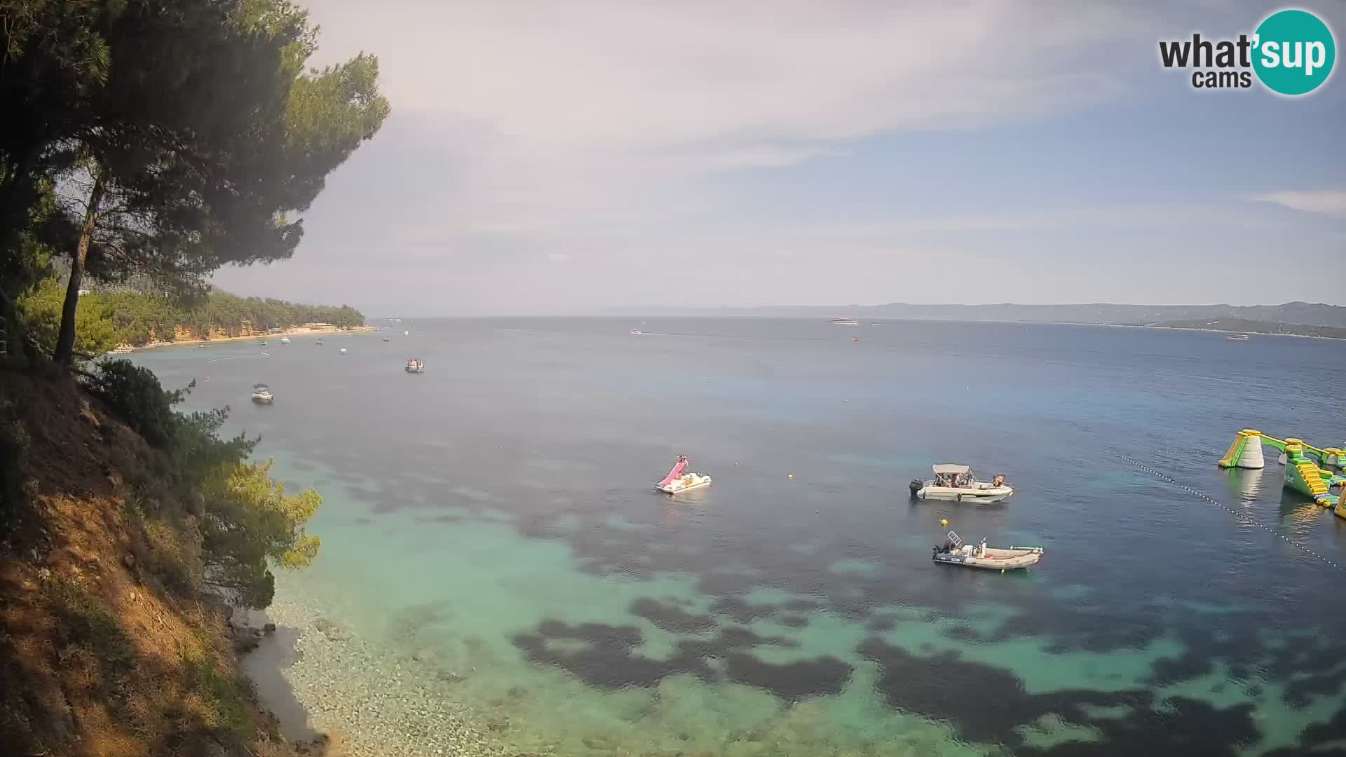 Webcam plage Potočine Bol – Vue en direct sur Borak Beach, île de Brač