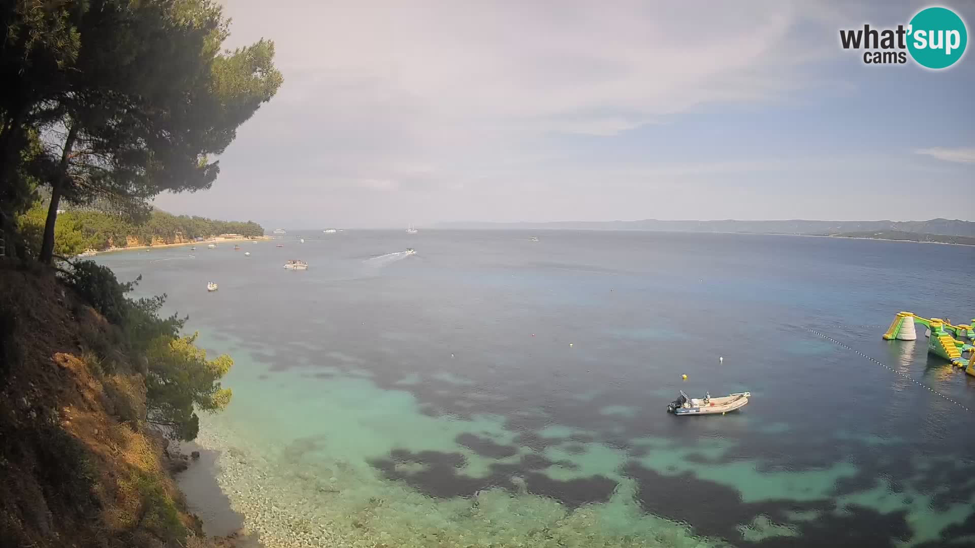 Webcam Potočine Beach Bol – Live View of Borak Beach, Brač Island