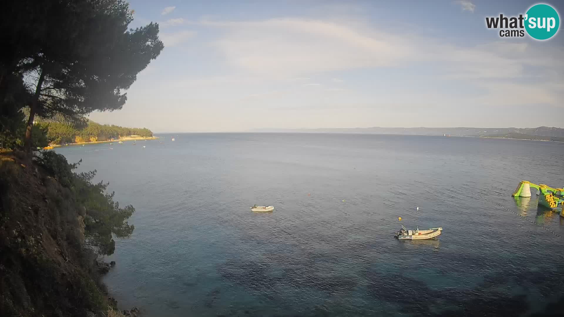 Webcam Strand Potočine Bol – Liveblick auf Borak Beach, Insel Brač