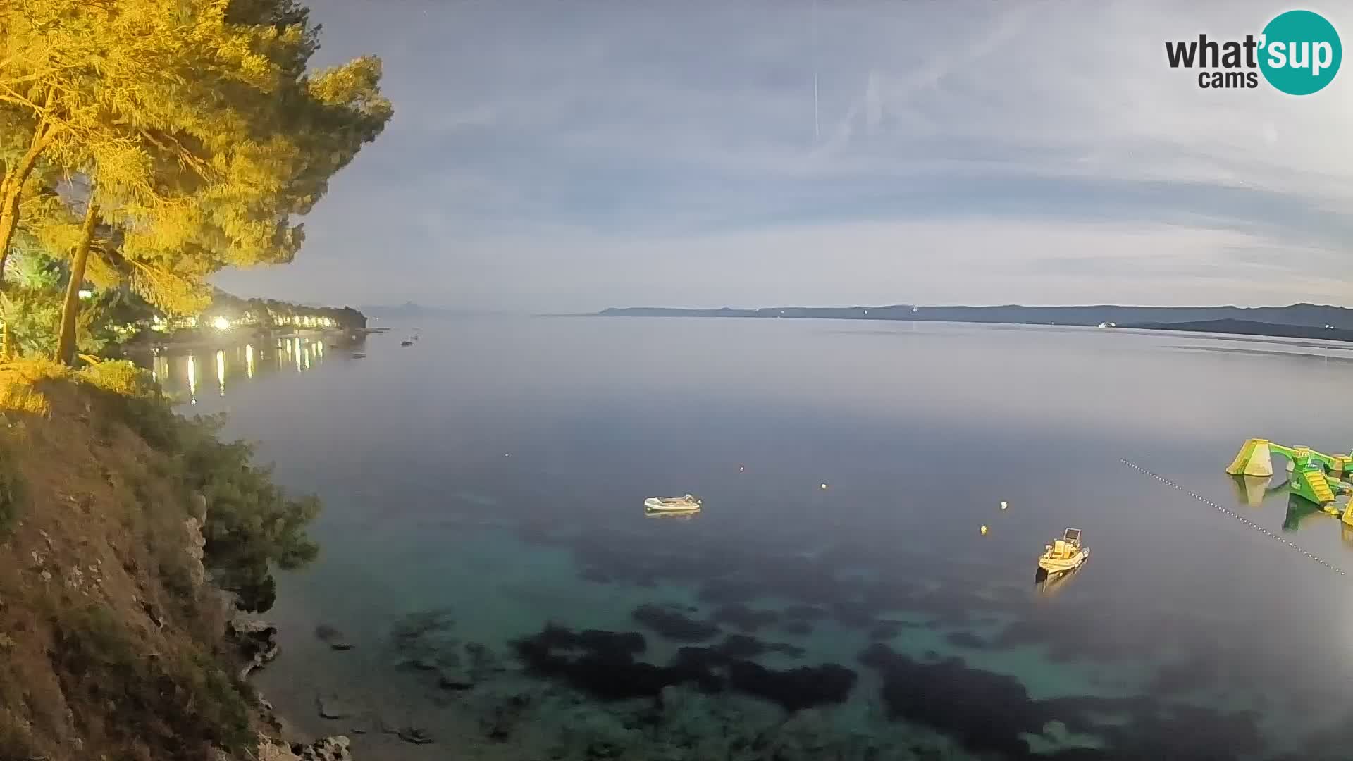Webcam plage Potočine Bol – Vue en direct sur Borak Beach, île de Brač
