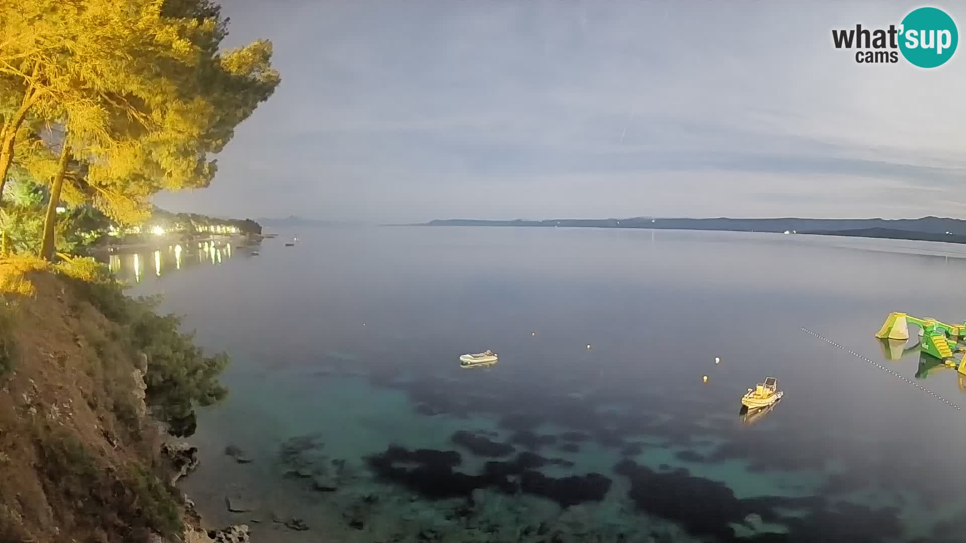 Webcam Playa Potočine Bol – Vista en vivo de Borak Beach, Isla de Brač