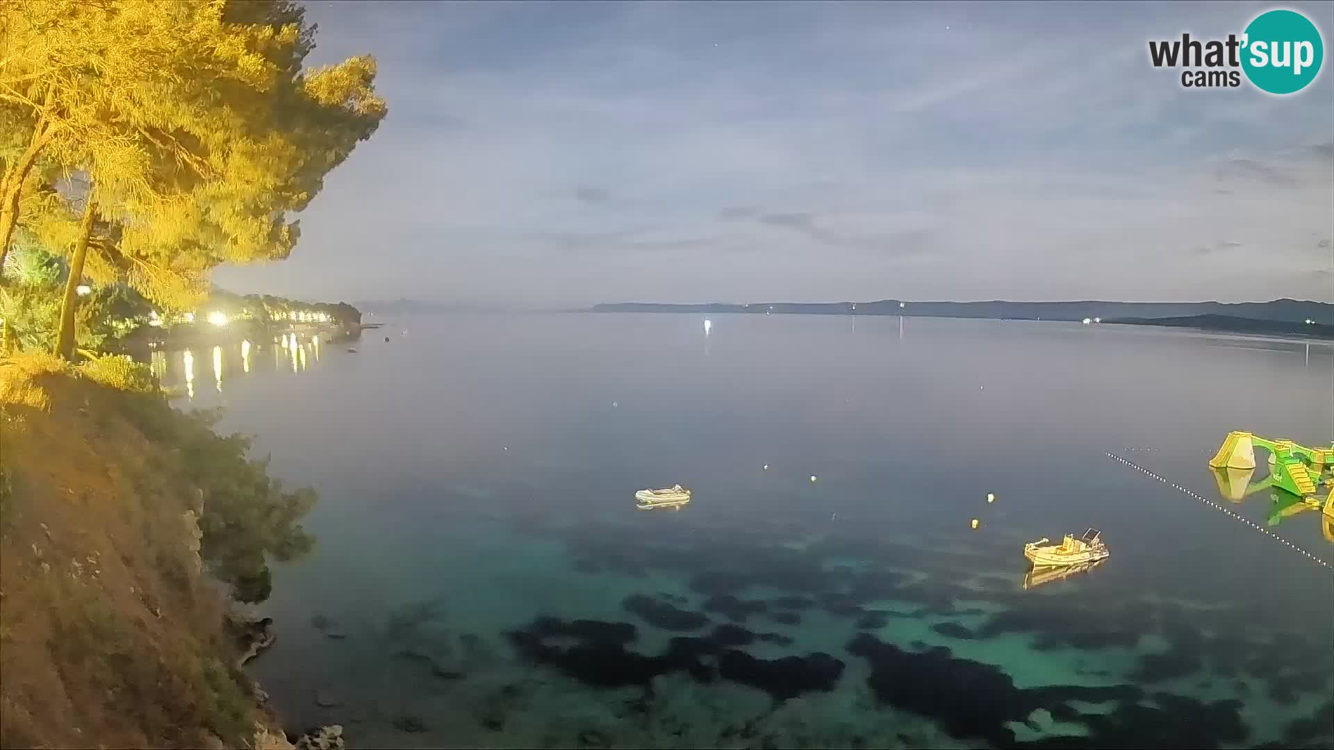 Webcam Playa Potočine Bol – Vista en vivo de Borak Beach, Isla de Brač