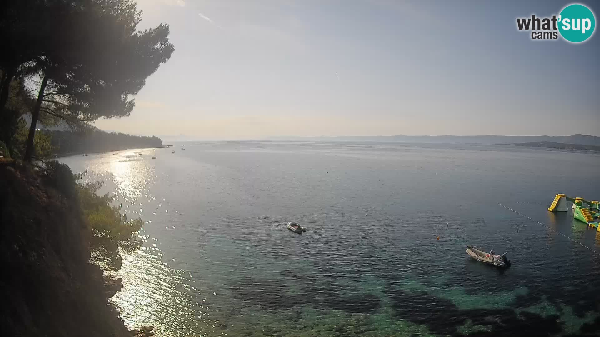 Webcam Strand Potočine Bol – Liveblick auf Borak Beach, Insel Brač