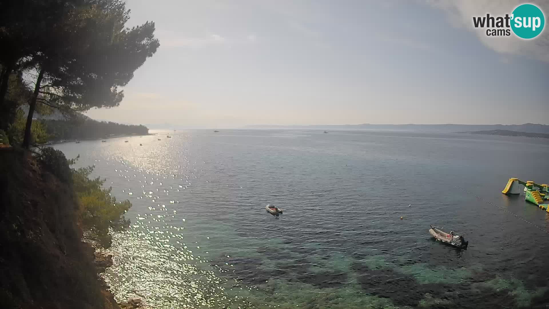 Webcam Playa Potočine Bol – Vista en vivo de Borak Beach, Isla de Brač