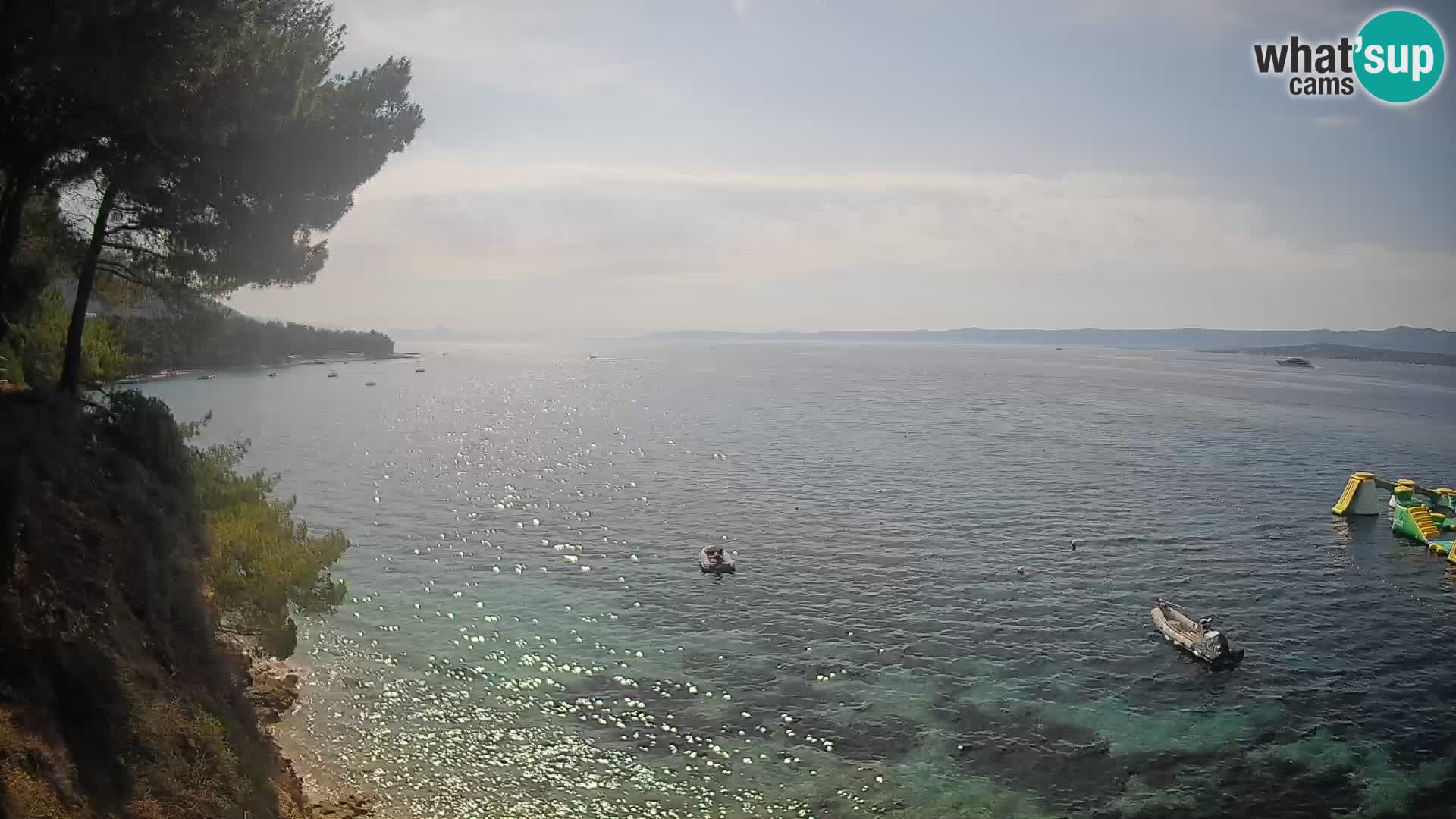 Webcam plage Potočine Bol – Vue en direct sur Borak Beach, île de Brač