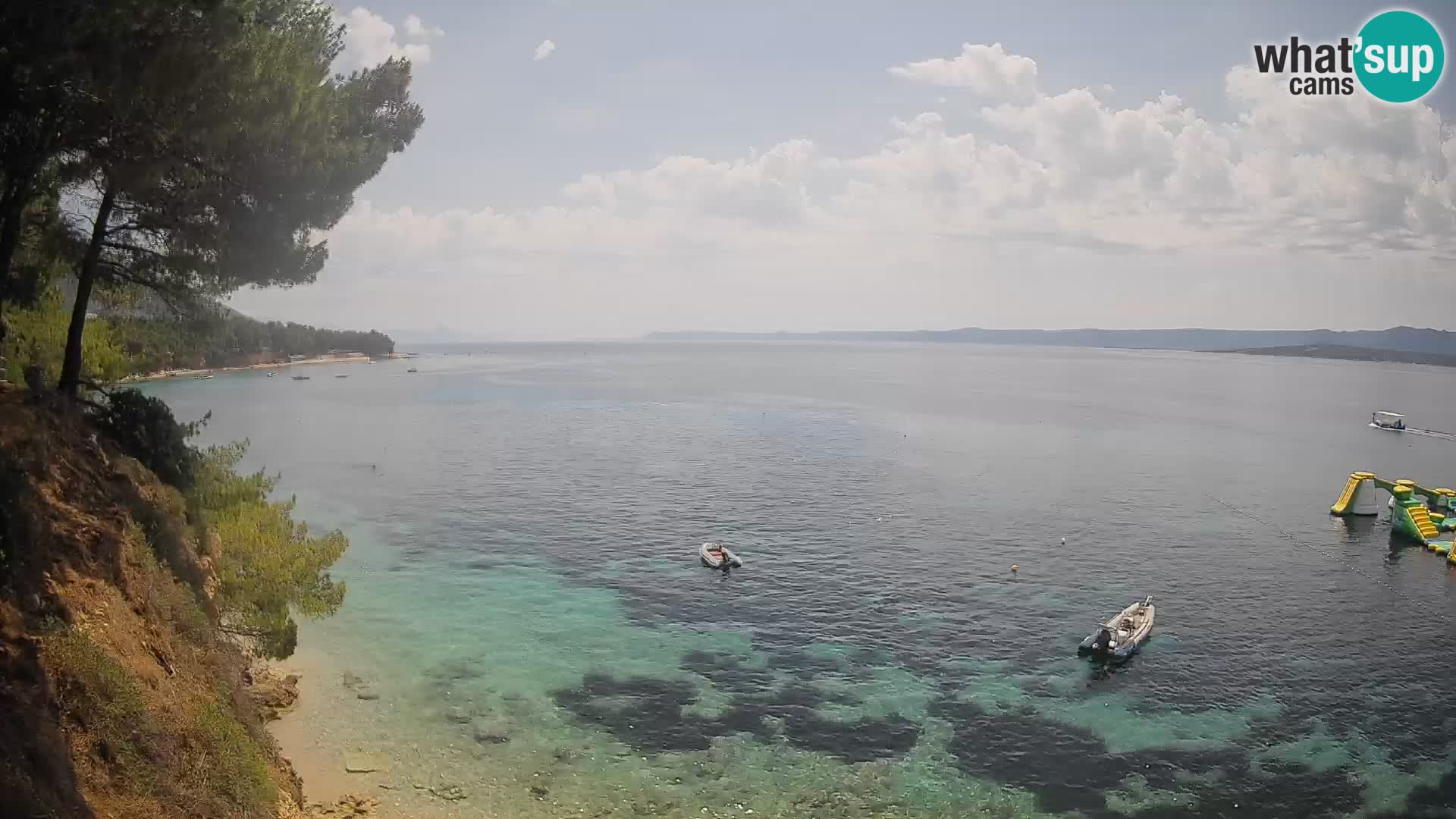 Webcam Potočine Beach Bol – Live View of Borak Beach, Brač Island