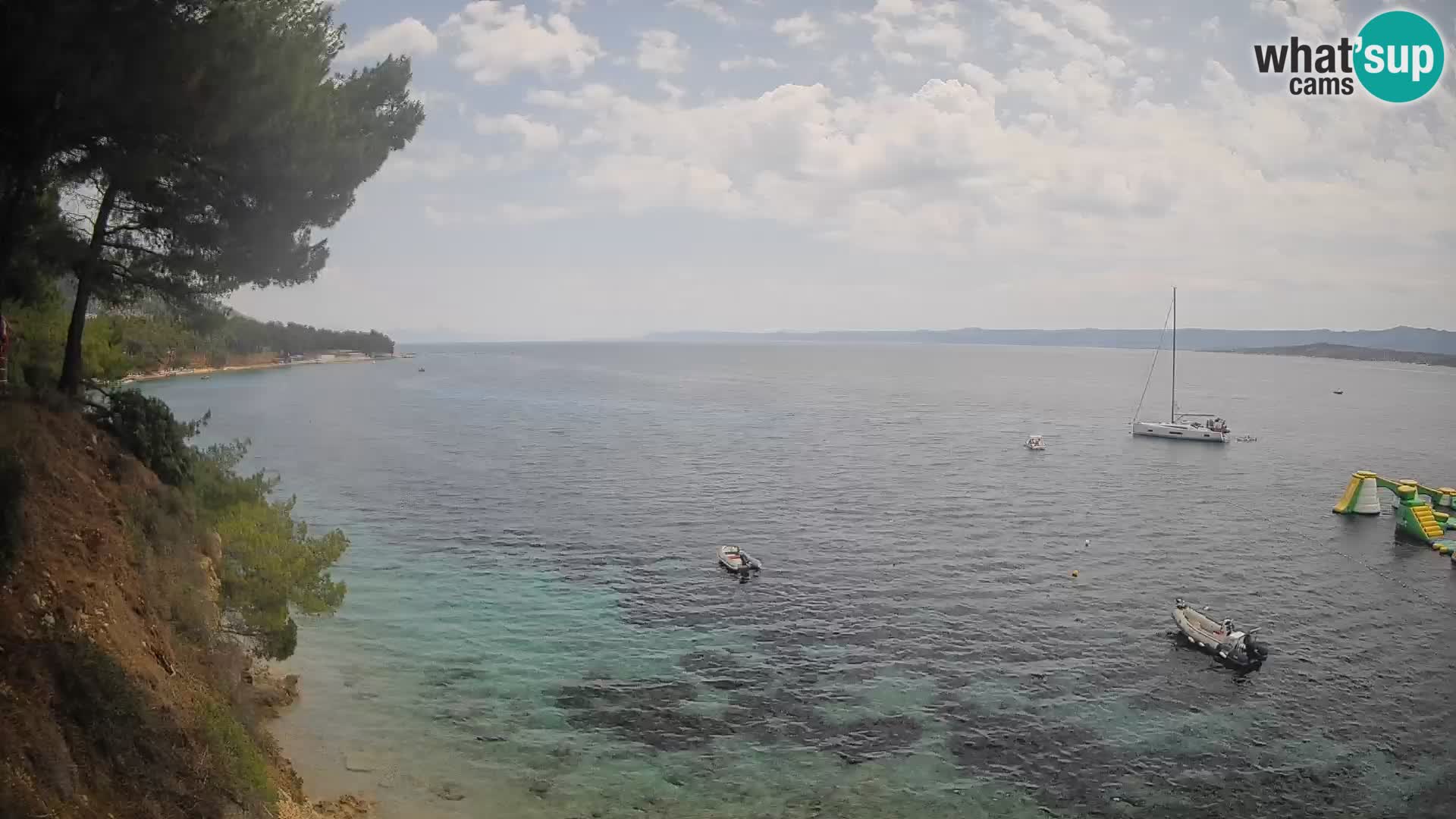 Webcam Potočine Beach Bol – Live View of Borak Beach, Brač Island